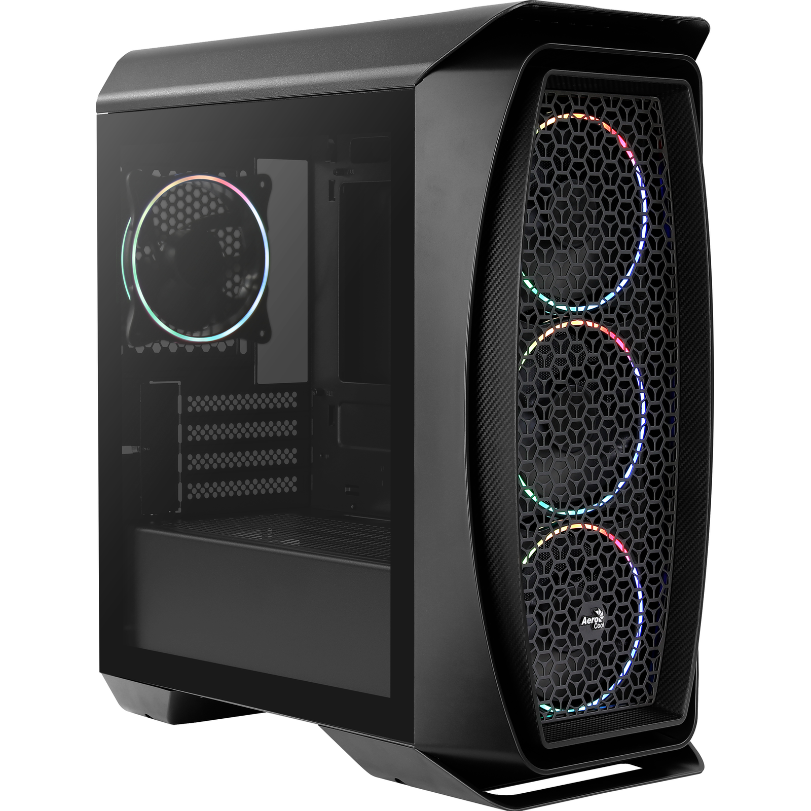 AeroCool Aero One Mini Eclipse Midi-Tower Tempered Glass Black
