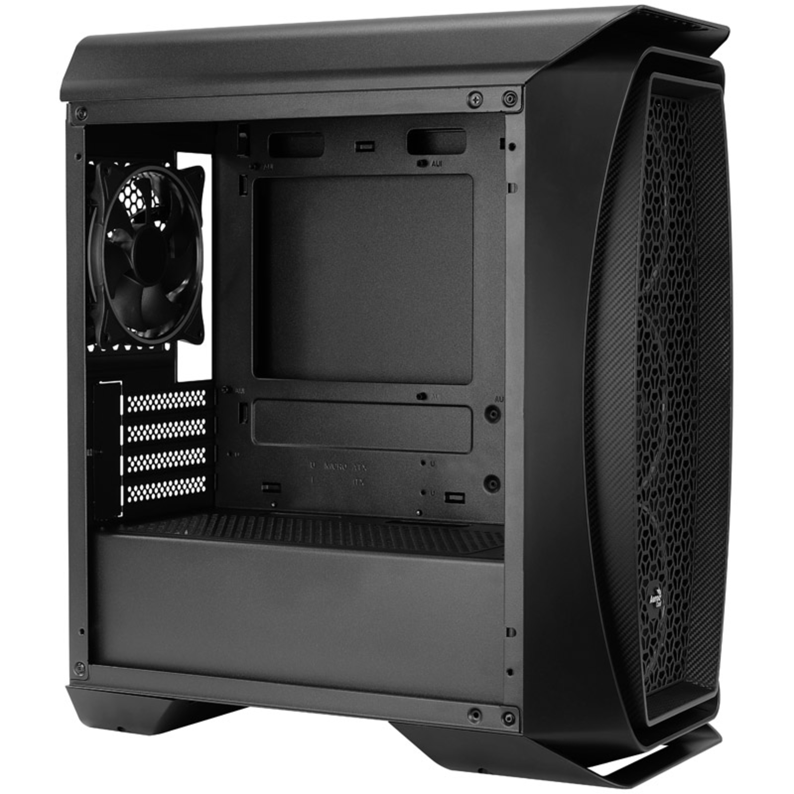 AeroCool Aero One Mini Eclipse Midi-Tower Tempered Glass Black
