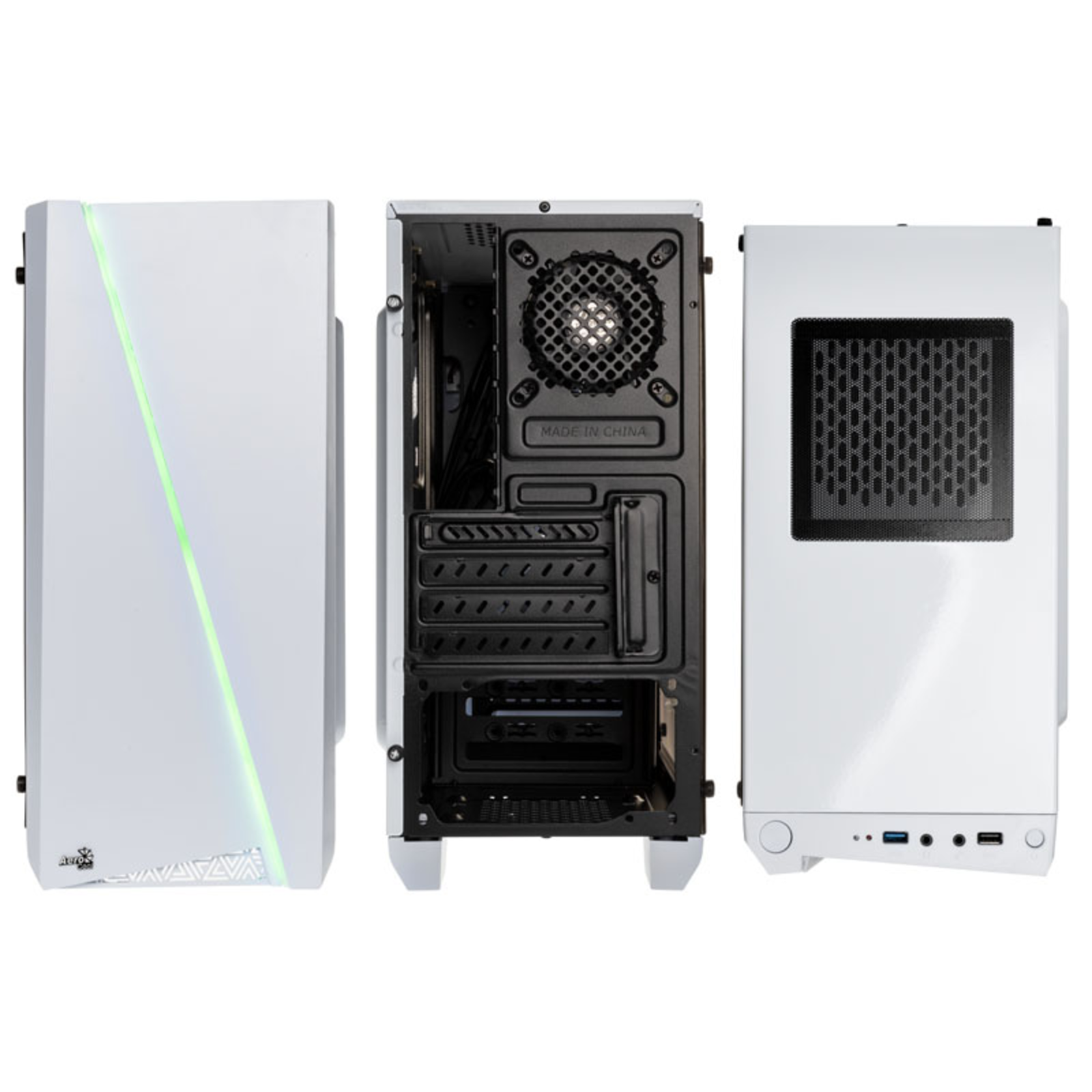 AeroCool Cylon Mini White Black Window Kit