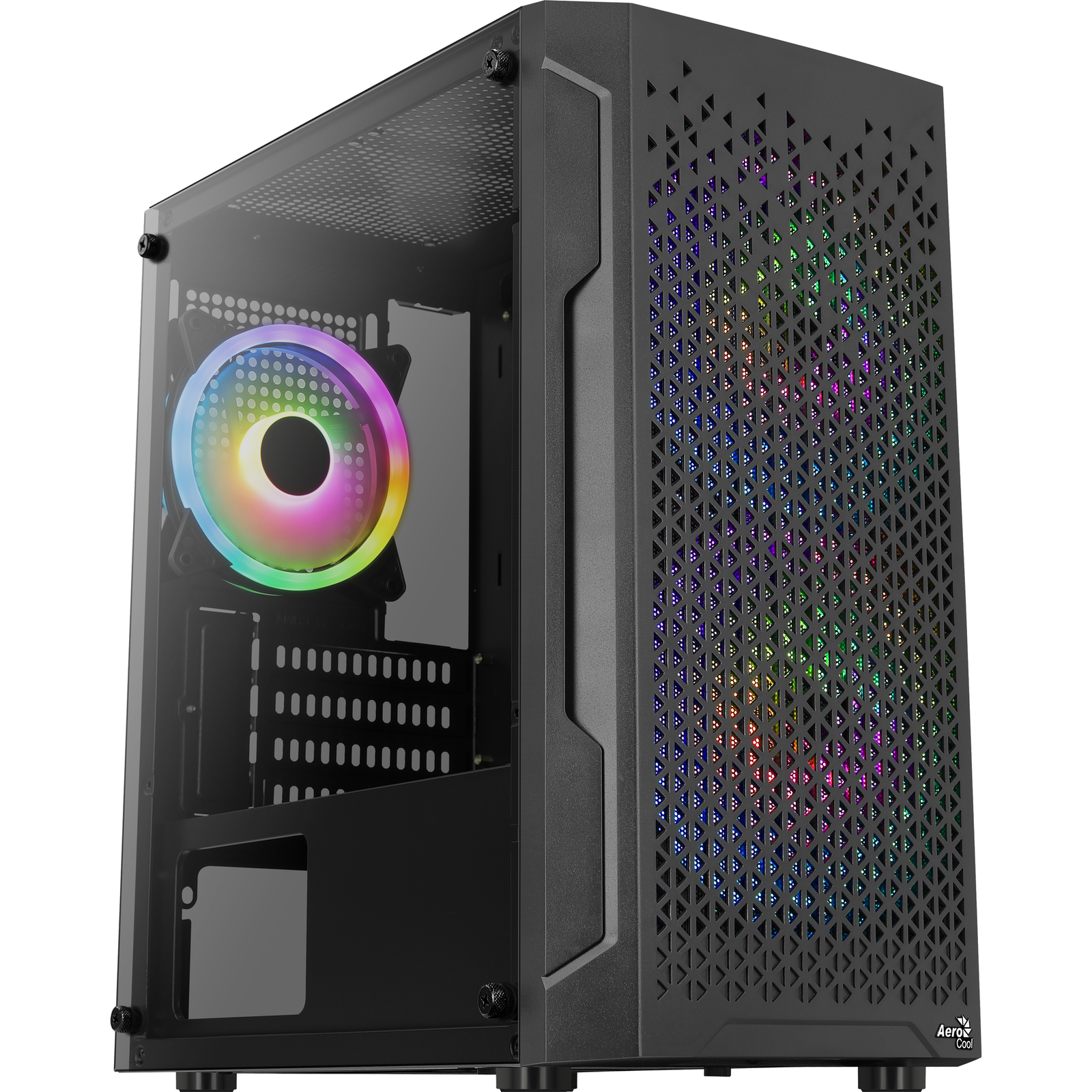 AeroCool Trinity Mini-G-BK-v2 BlackPC Case