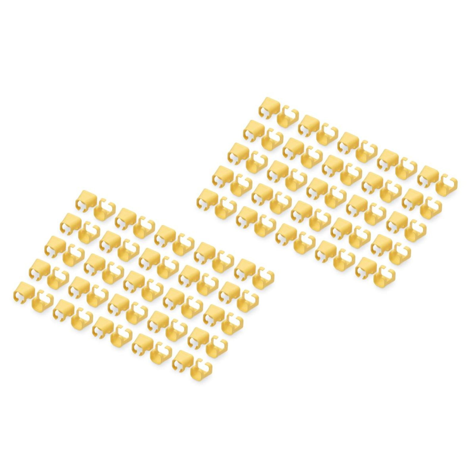 Digitus Cable Clips with Color Coding for Patch Cables Yellow Pack of 100