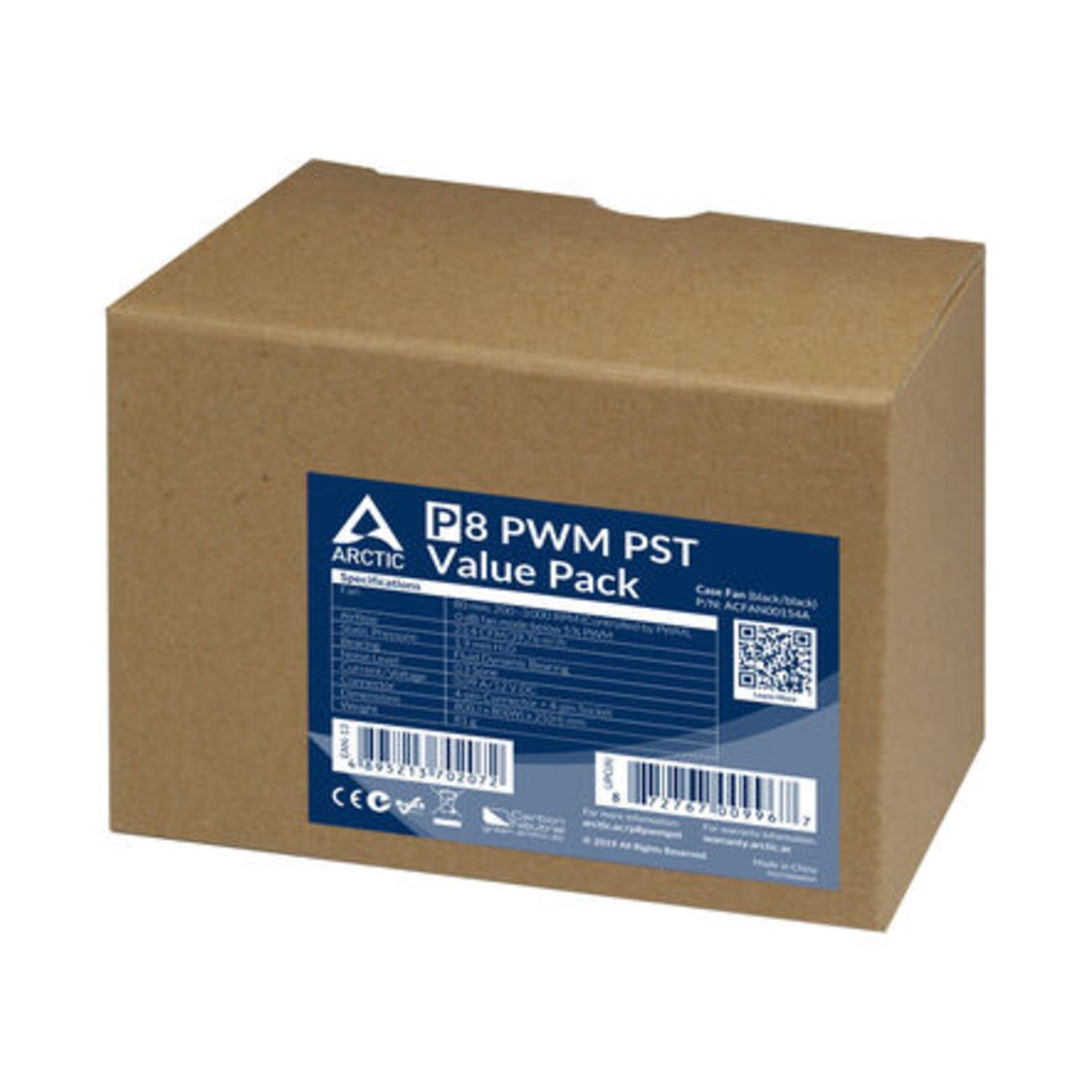 ARCTIC CPC P8 PWM PST Case Fan 80mm Case Fan