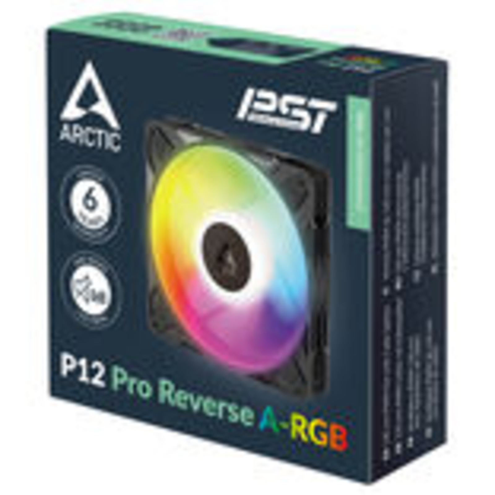 ARCTIC P12 PRO Reverse A-RGB Black 3-pack Case Fan