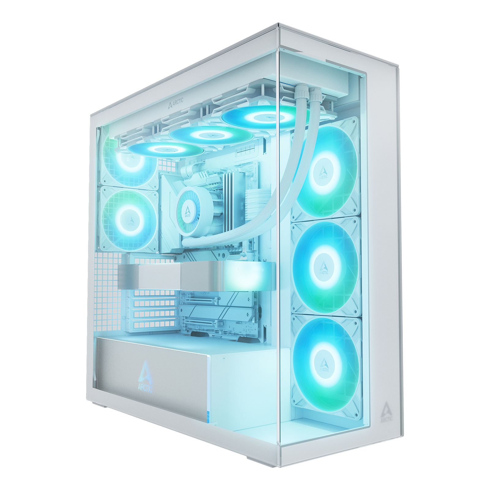 Arctic Geh Xtender White W/o Vertical GPU Mount Case ATX
