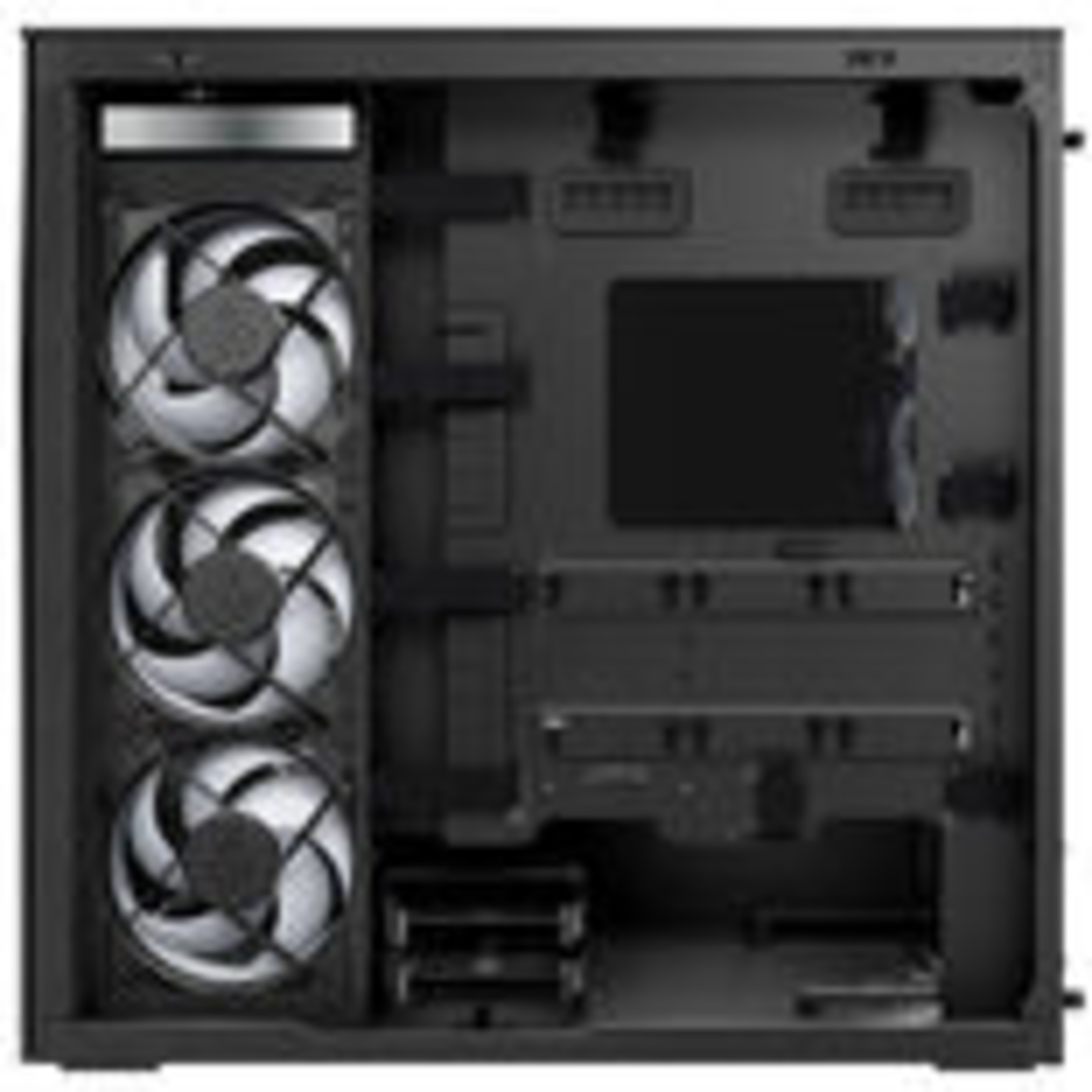 Arctic Xtender Black PC Case Case ATX