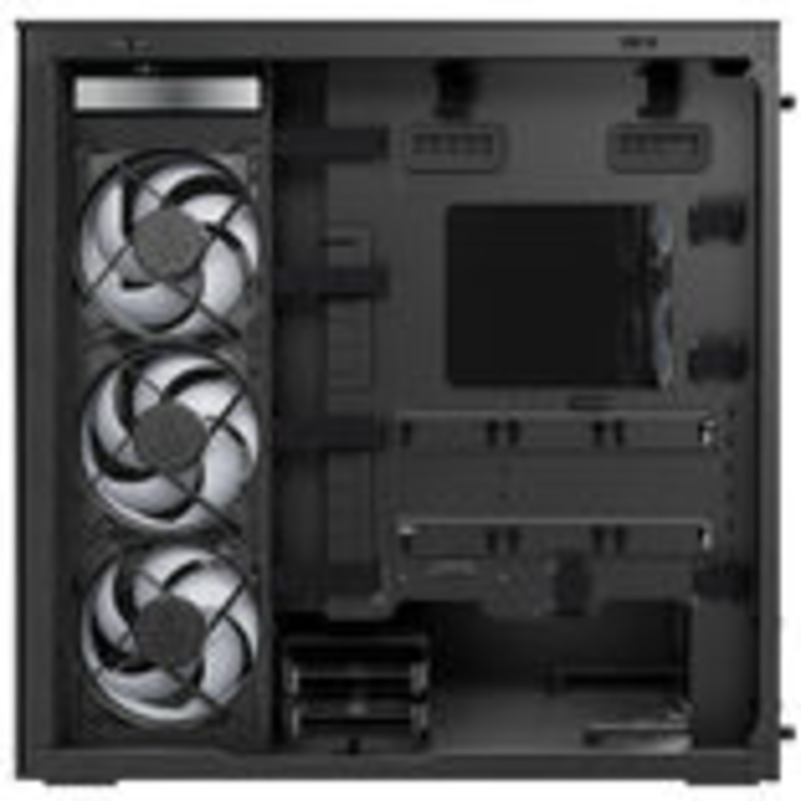 Arctic Geh Xtender Black with GPU Vertical Mount Case ATX