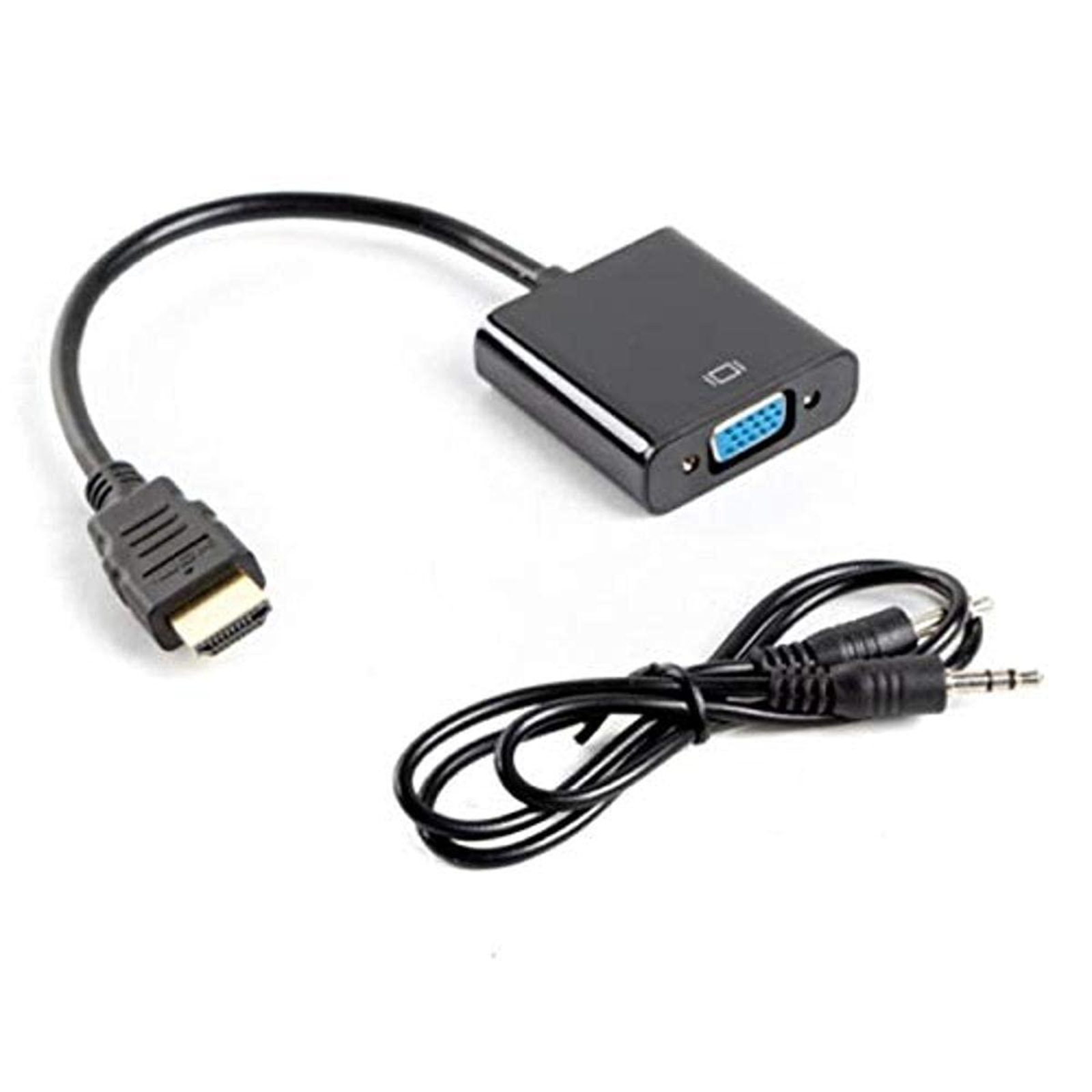 Lanberg AD-0017-BK Cable Interfacegender Adapter HDMI-A VGA Black (AD-0017-BK)