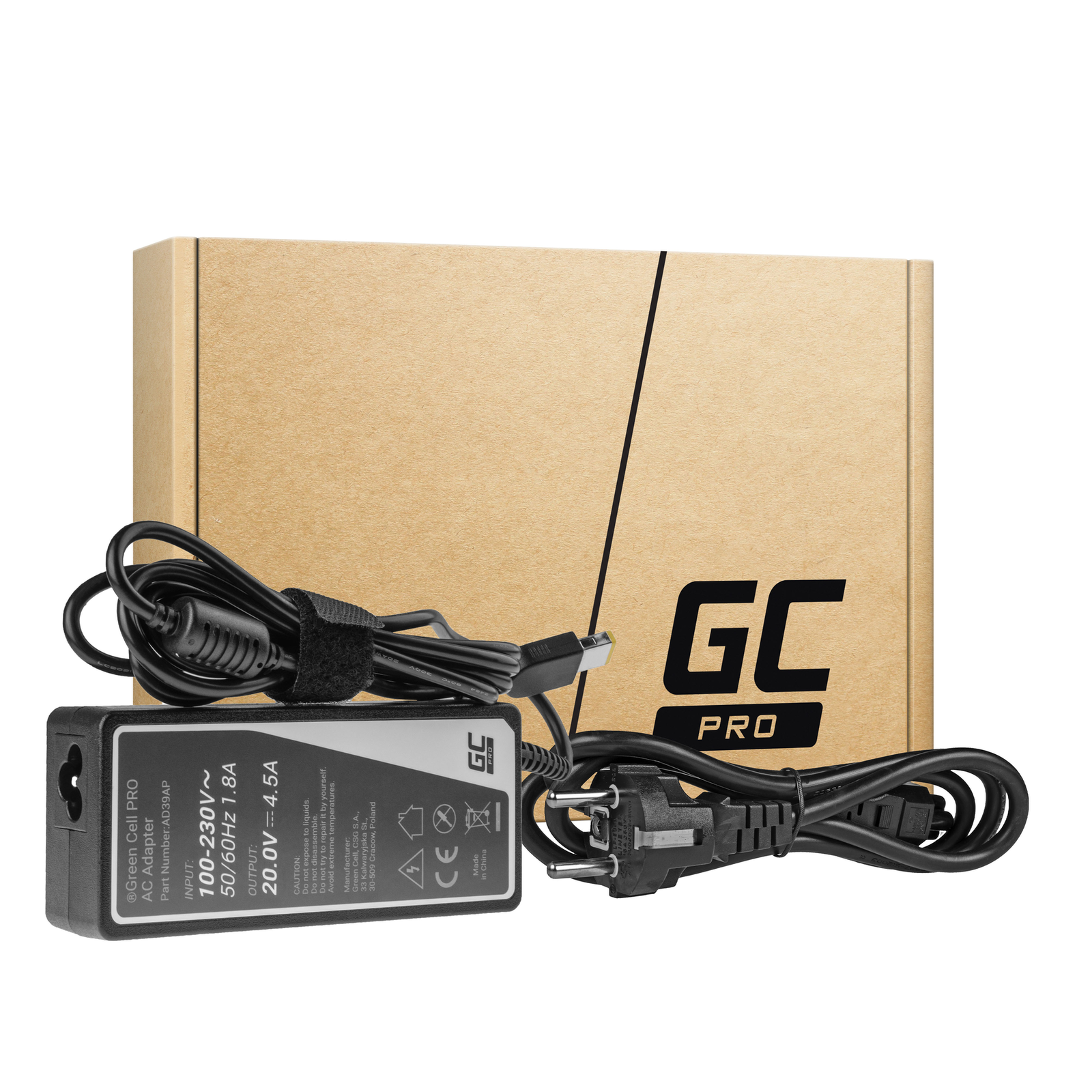 Greencell PRO Laptop Charger for Lenovo G500 G510 Z710 Z51 Z51 20V 4.5A 90W