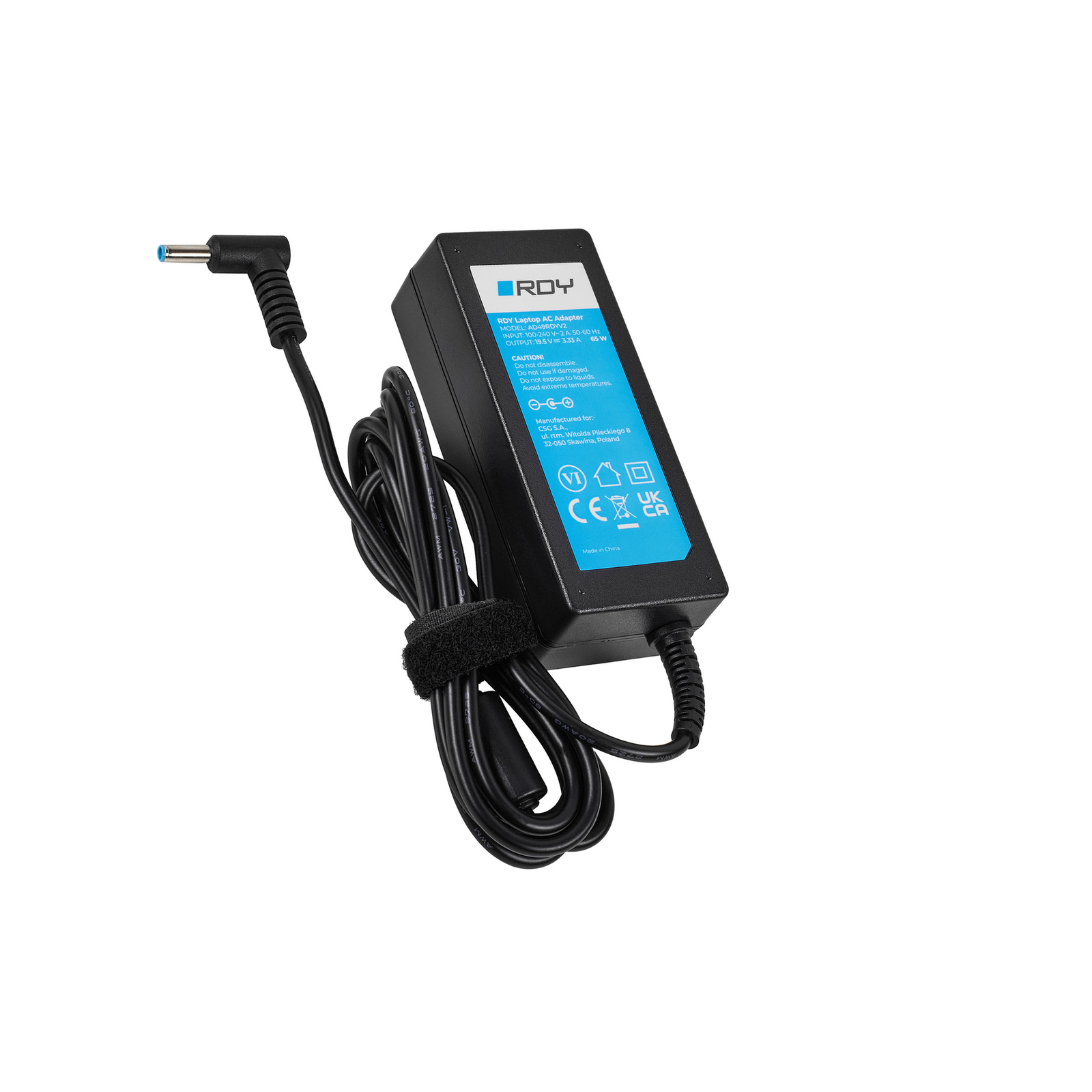 Greencell Laptop Charger RDY 19.5V 3.33A 65W HP 250 G2 G3 G4 G5 15-R 15-R100NW 15-R101NW 15-R104NW