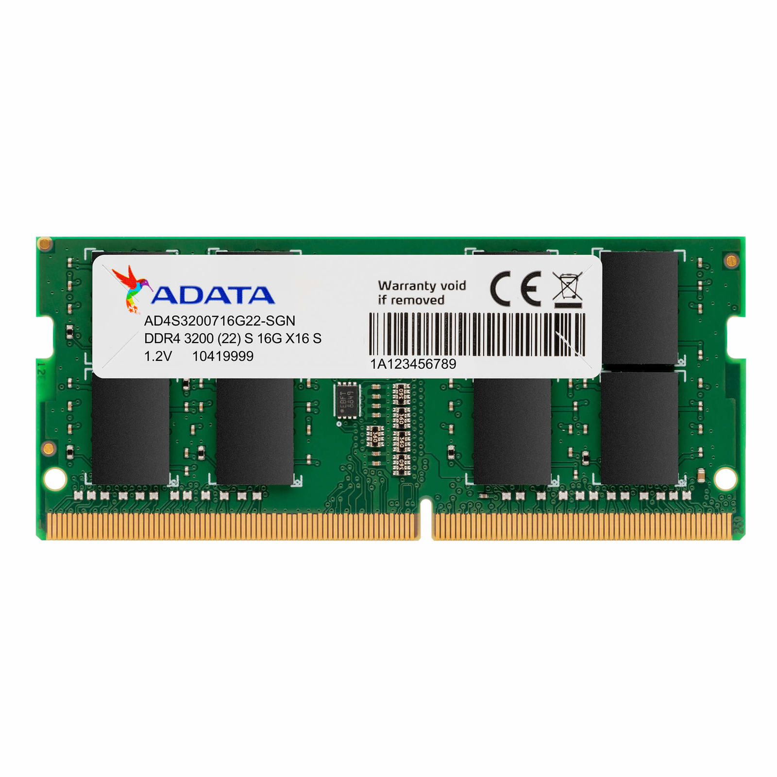 ADATA SO-DIMM 8 GB DDR4-3200 Green AD4S32008G22-SGN Premier INTEL XMP