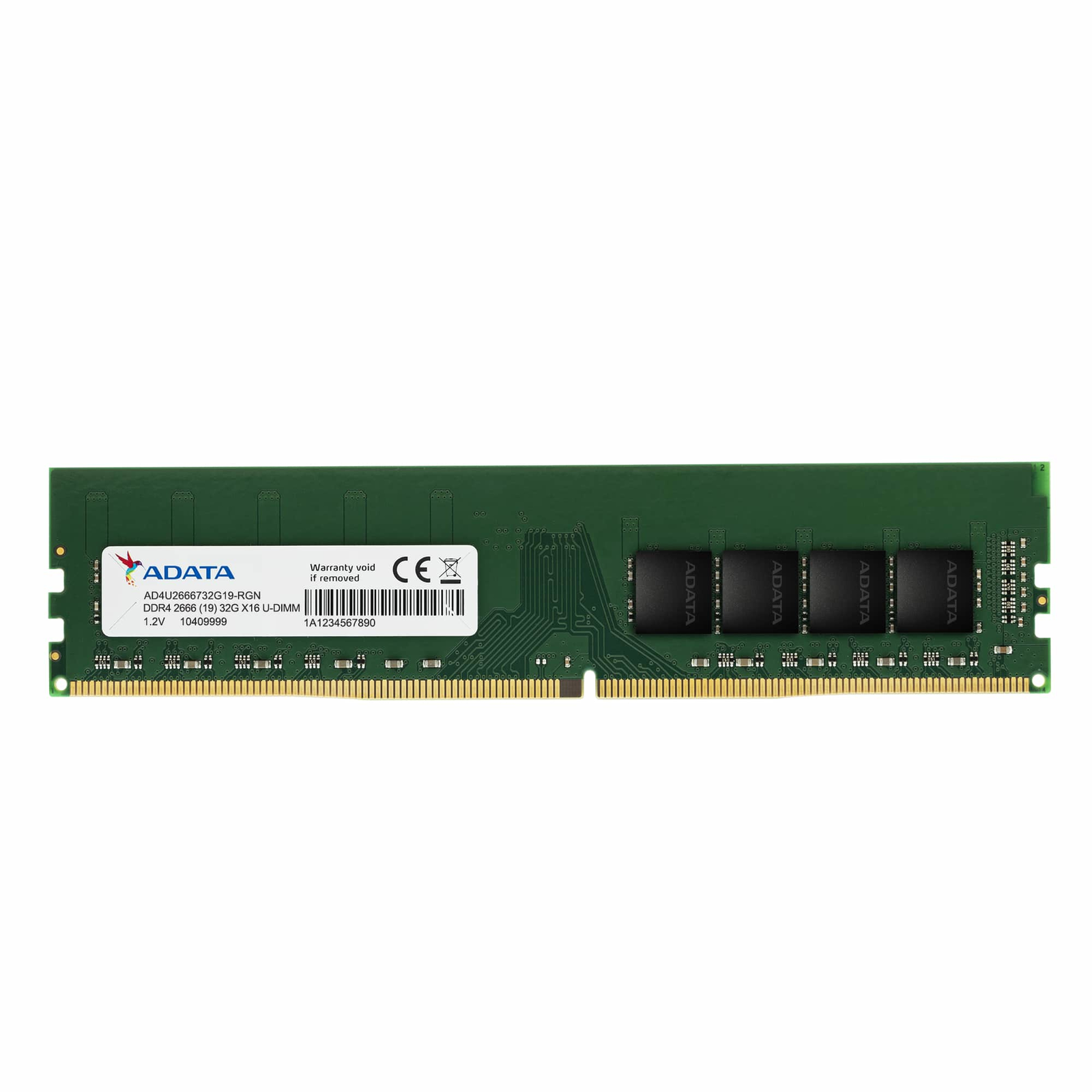 ADATA 8GB (18GB) PC4-21300U DDR4-2666MHZ UDIMM