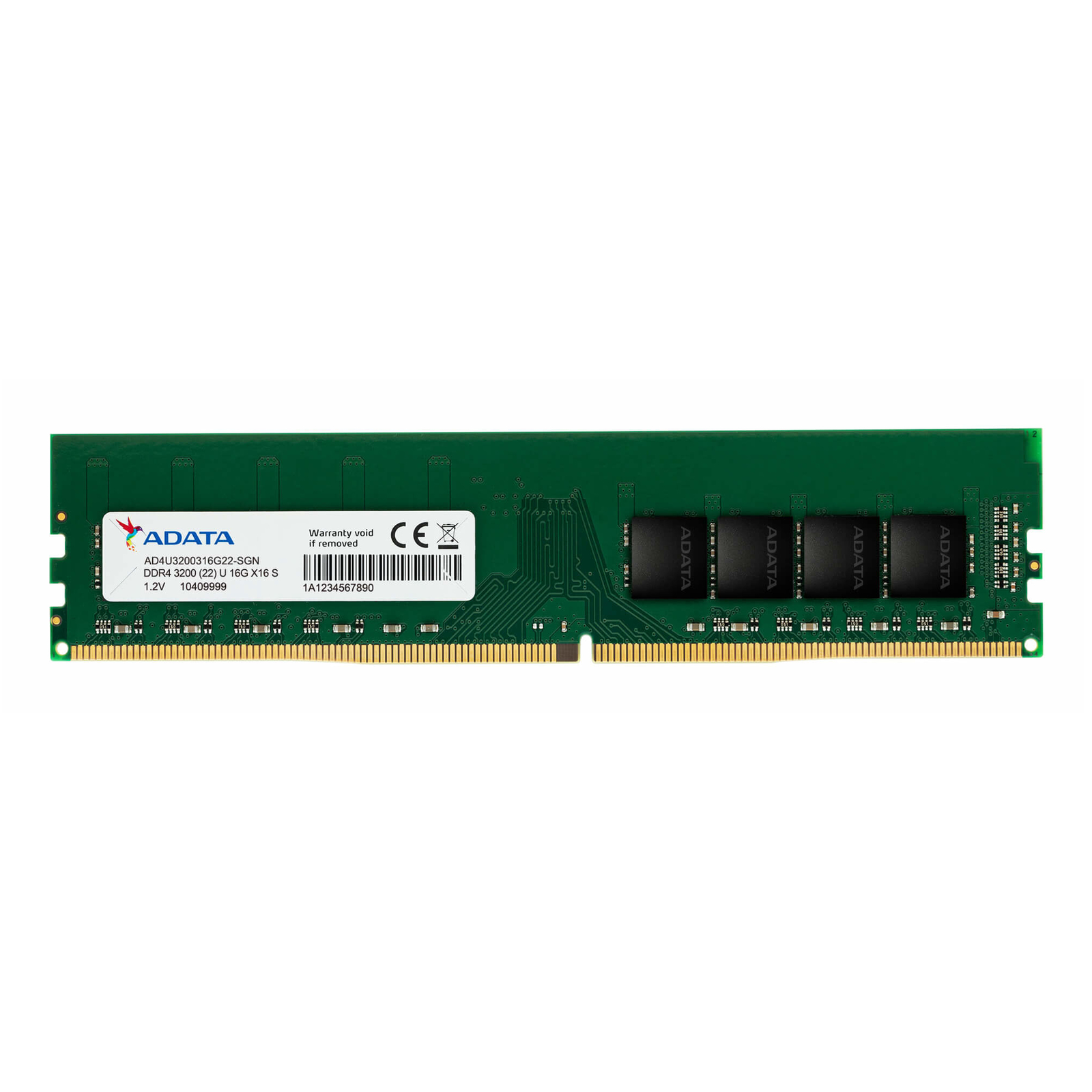 ADATA DDR4 Premier 16GB 3200MHz CL22 U-DIMM Memory