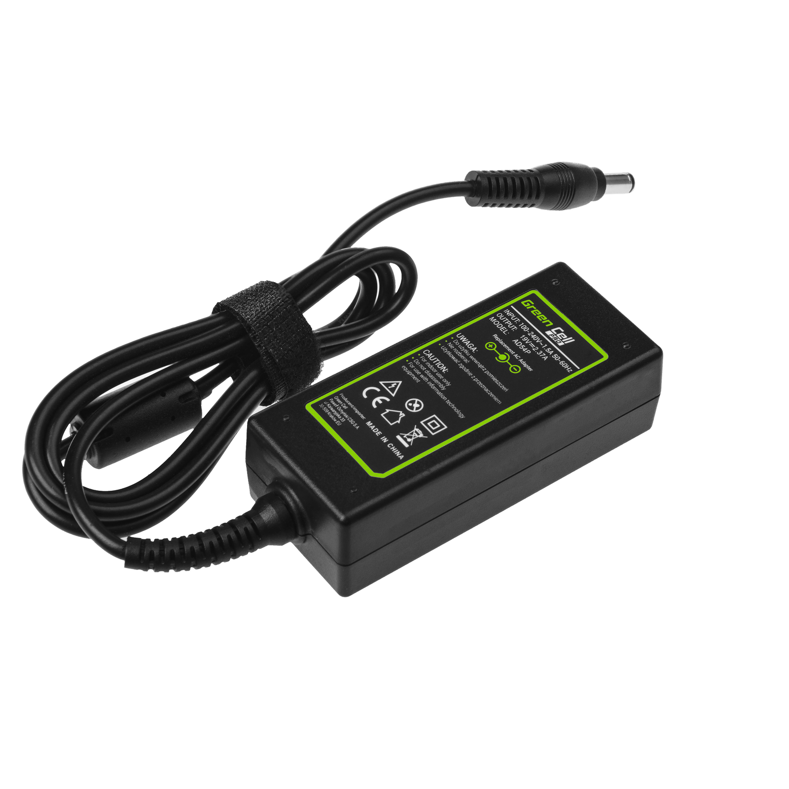 Greencell PRO Laptop Charger for Toshiba Satellite C50D C870D 19V 2.37A 45W