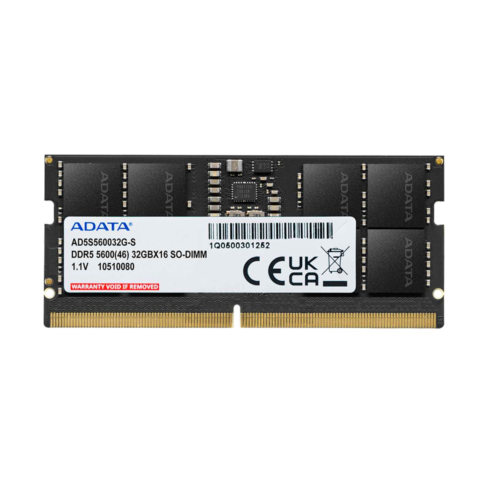ADATA SO-DIMM 16 GB DDR5-5600 Black AD5S560016G-S Premier Tray
