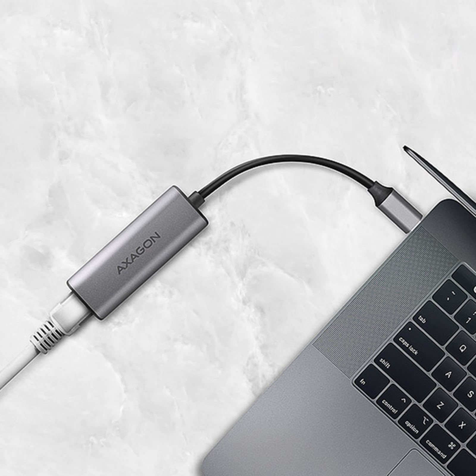 Axagon ADE-25RC USB 3.2 Network Adapter Cable USB Type-C RJ45
