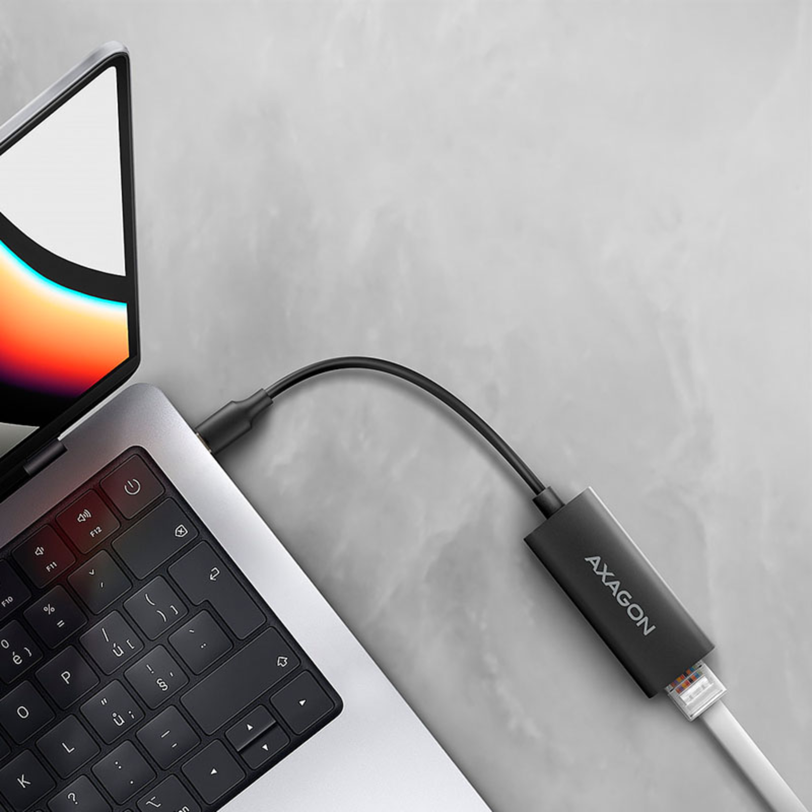 Axagon ADE-ARC USB-C 3.2 Gen 1 Gigabit Ethernet 10/100/1000 Adapter
