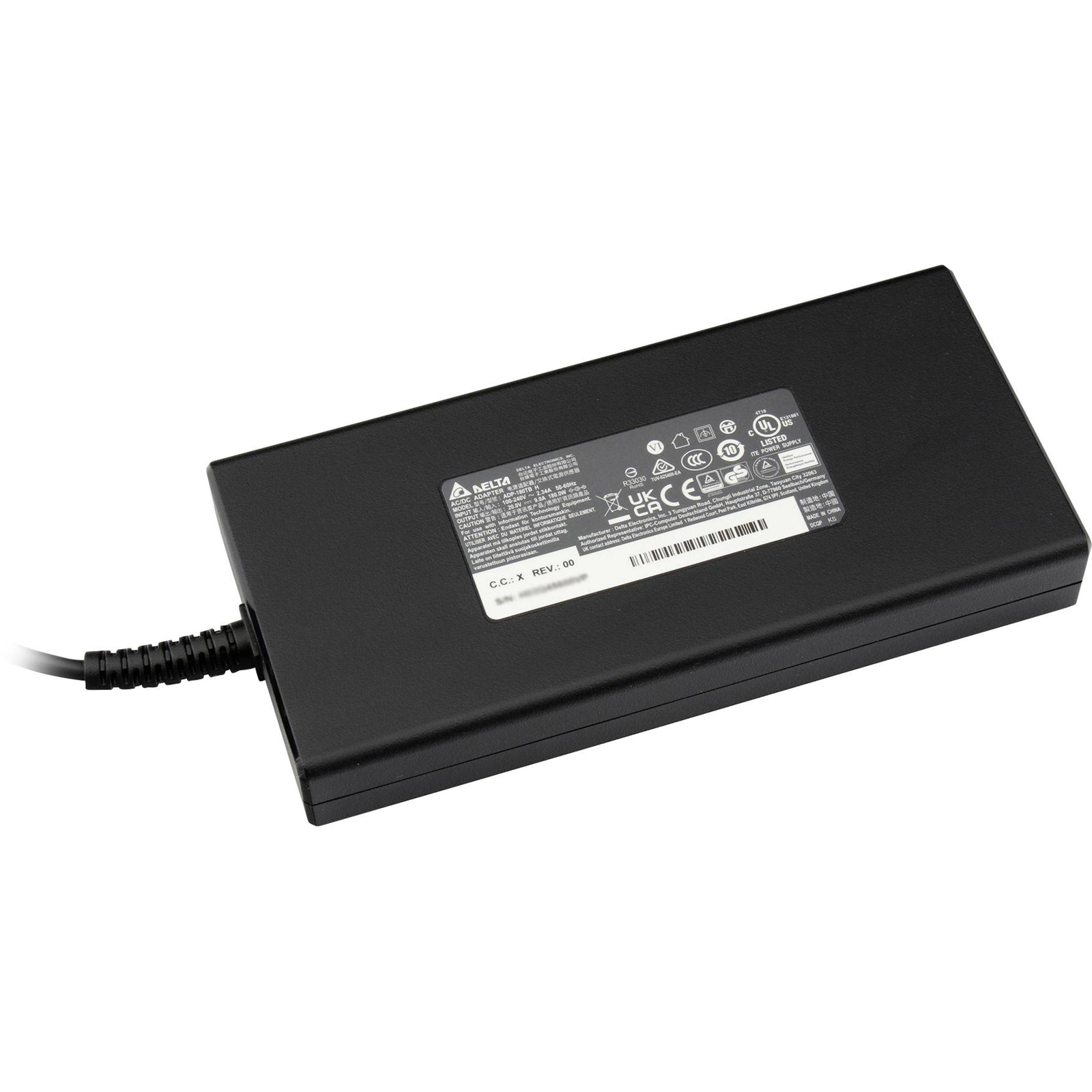 Delta Electronics Power Supply 4.5/2.9 180.0W 9.0A 20.0V 180.0 Watt Plug Length/outside/inside