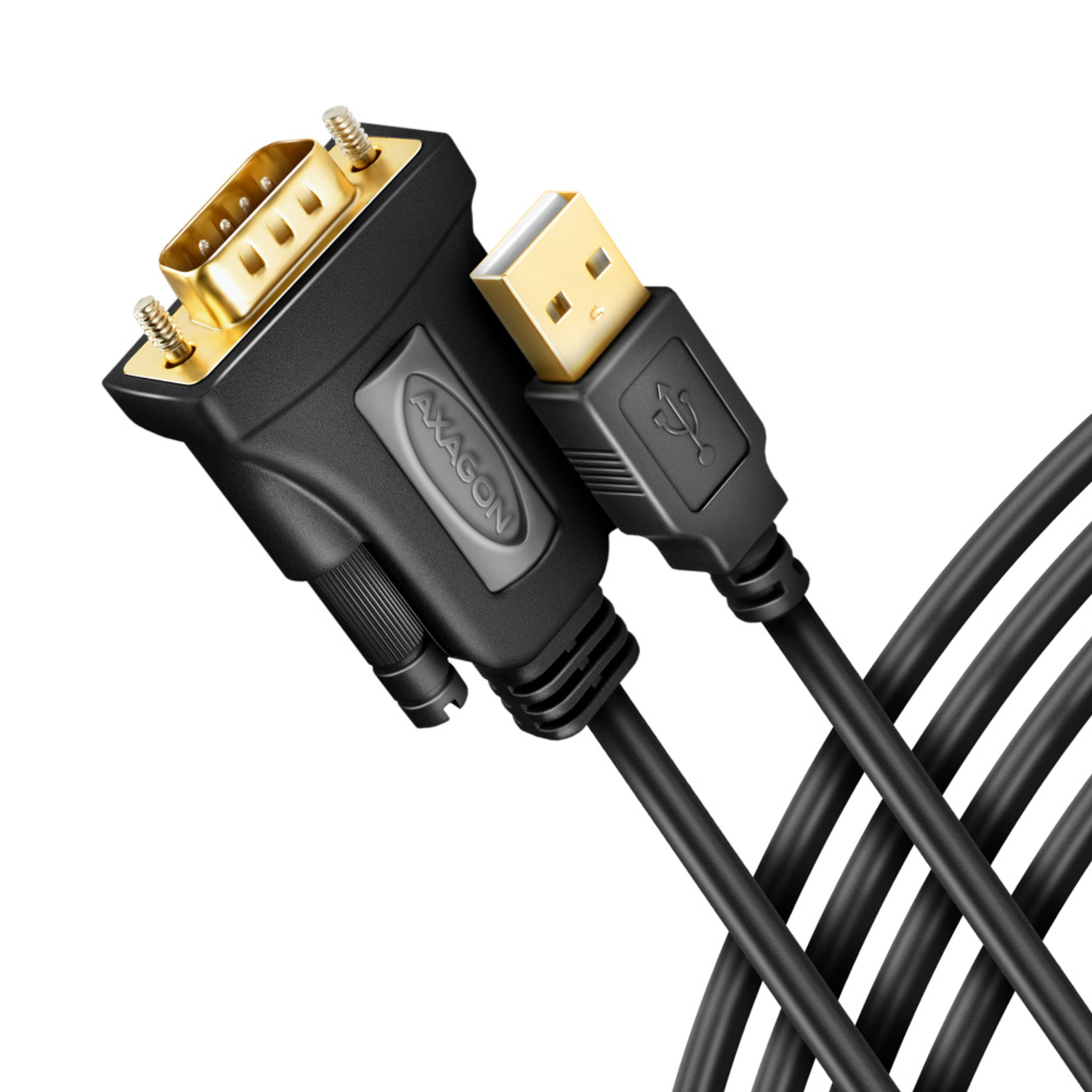 Axagon ADS-1PQN Adapter Cable RS-232 COM Port to USB 2.0 FT232RL Chip