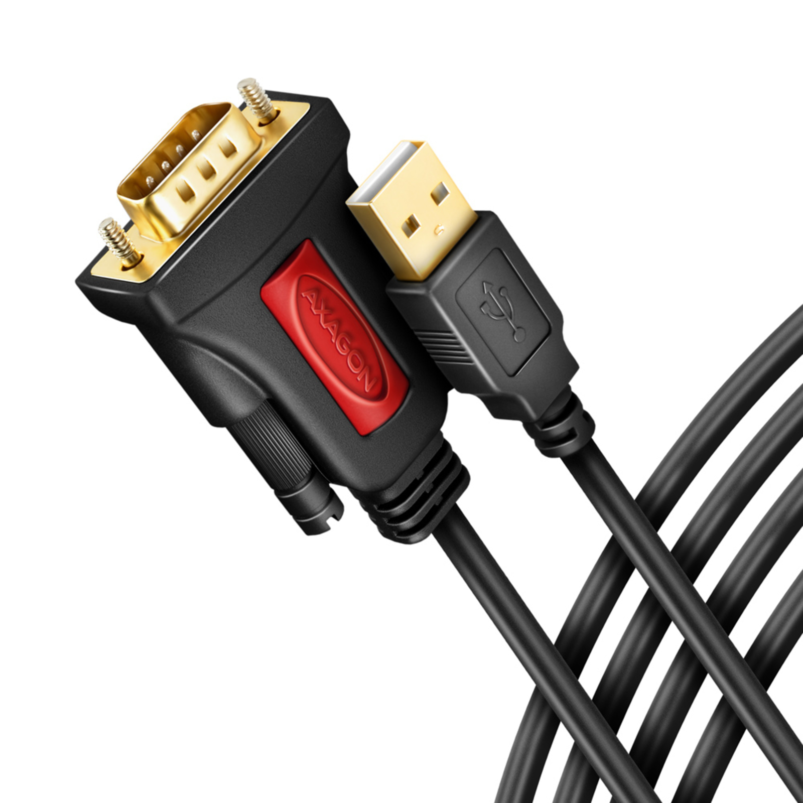 Axagon ADS-1PSN Adapter Cable RS-232 COM Port to USB 2.0 PL2303GT Chip