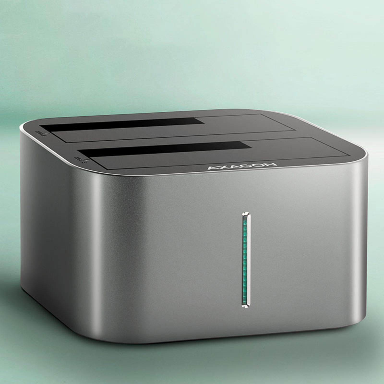 Axagon ADSA-DC USB3.2 Gen1 2x SATA 6G CLONE DUAL HDD Dock Station ASMedia