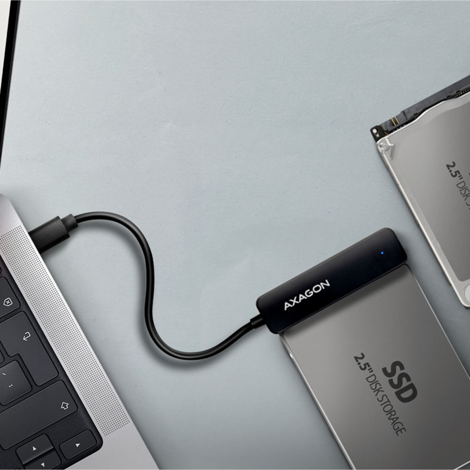 Axagon ADSA-FP2C USB-C 3.2 Gen1 SATA 6G 2.5inch HDD/SSD FASTPort2 Adapter