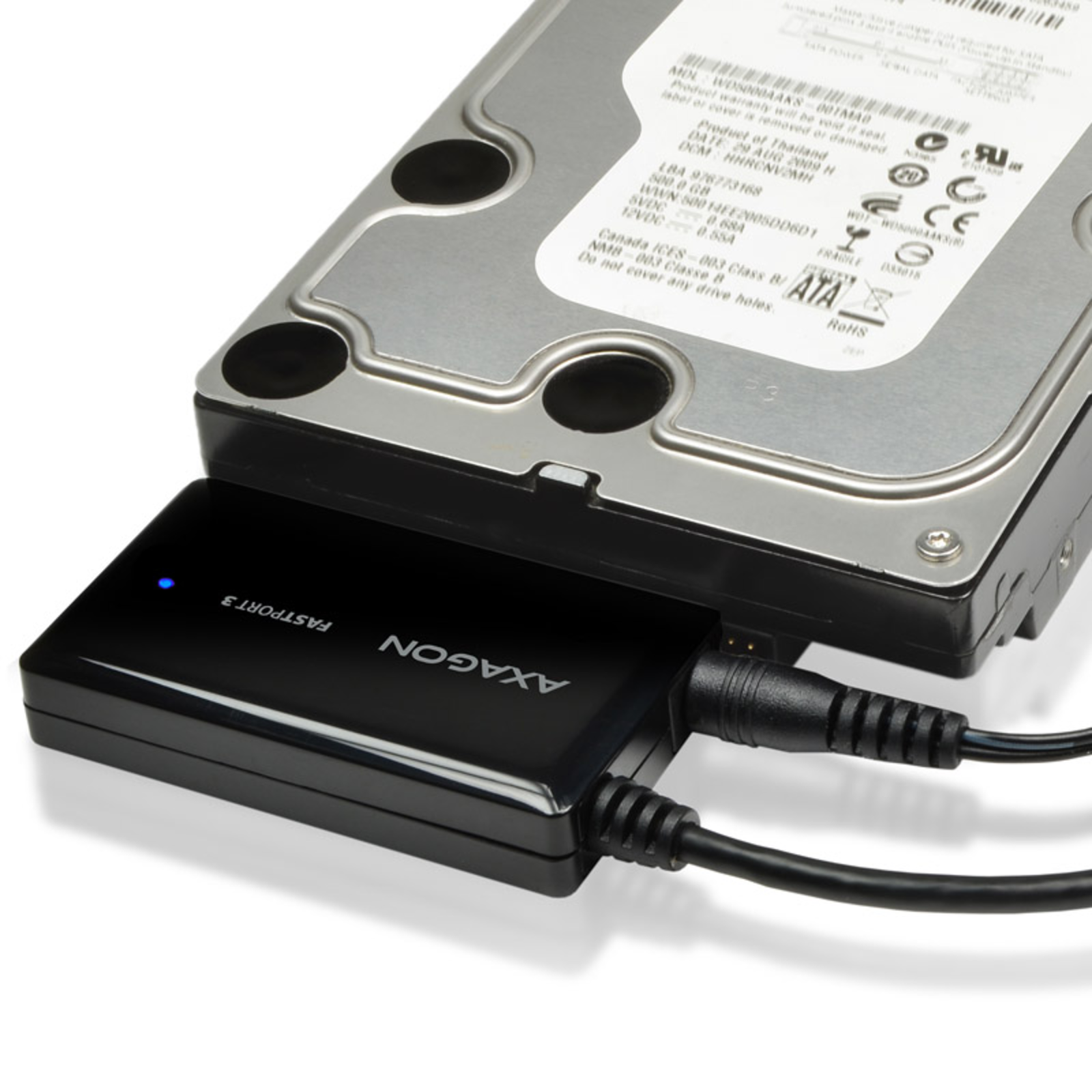 Axagon ADSA-FP3 FASTPort3 Adapter USB3.0 HDD/SSD/ODD SATA 6G Power Supply Unit
