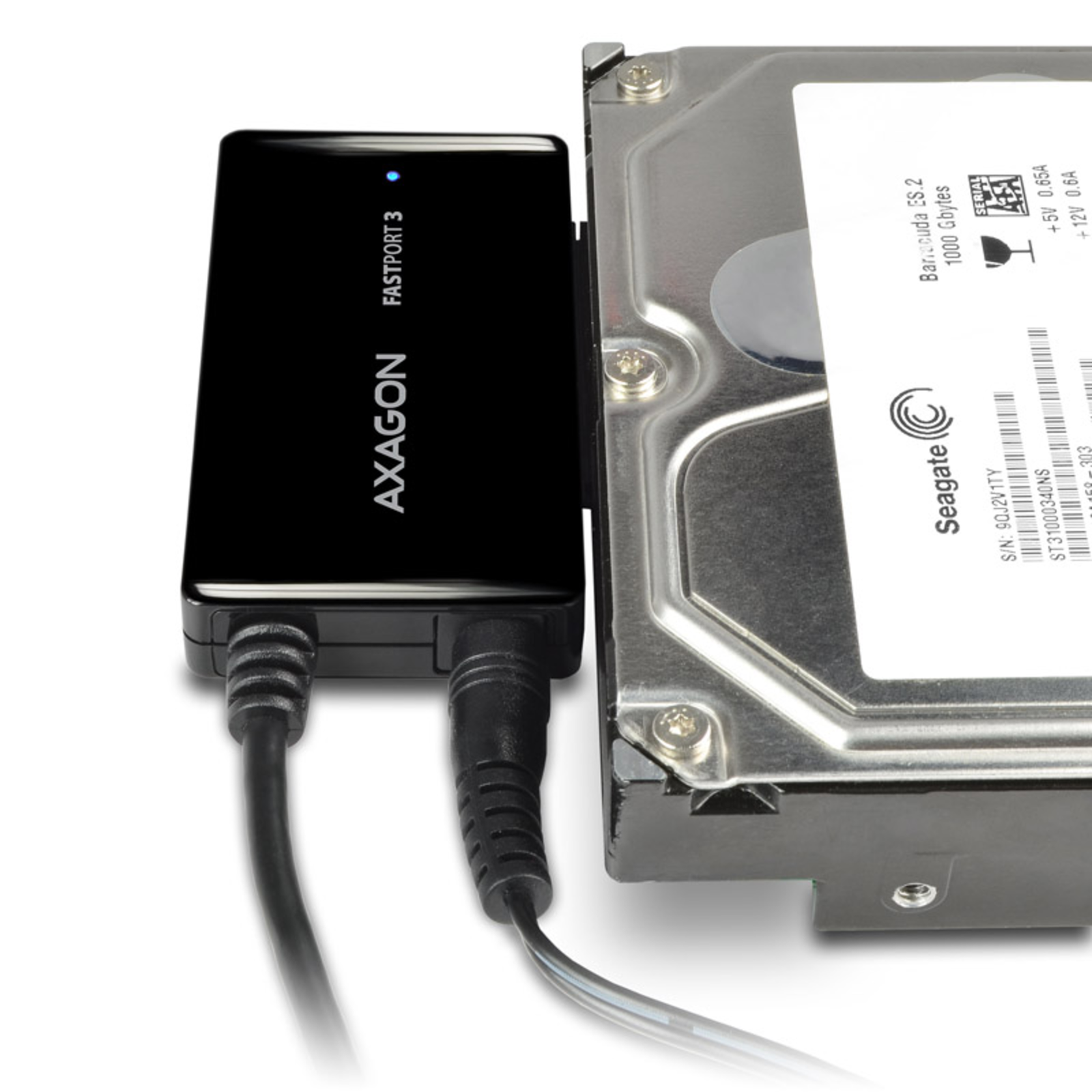 Axagon ADSA-FP3 FASTPort3 Adapter USB3.0 HDD/SSD/ODD SATA 6G Power Supply Unit