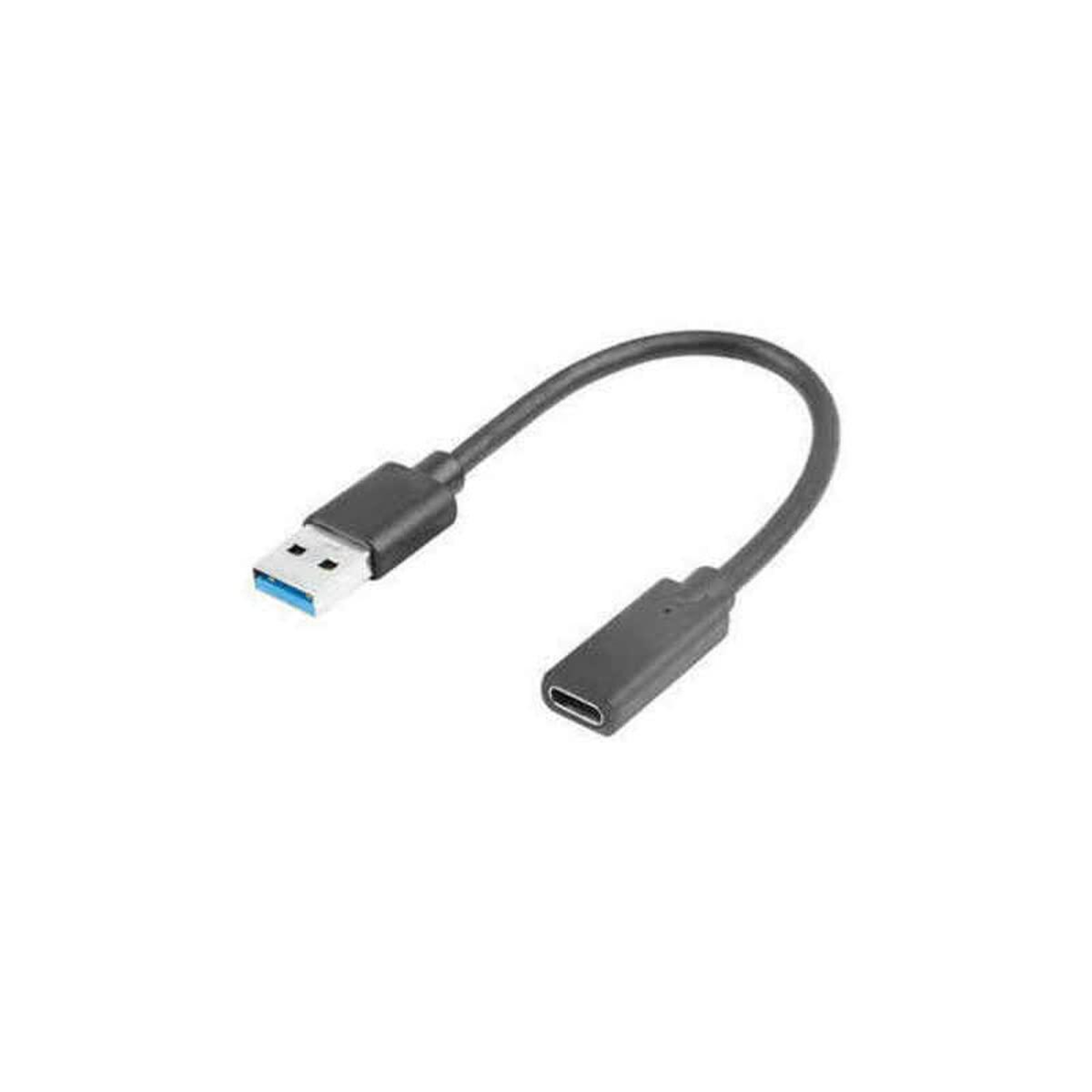 Lanberg AD-UC-UA-03 0.15 M USB Type A USB Type C USB 3.2 Gen 1 (3.1 Gen 1) 5 Gbit/s Black