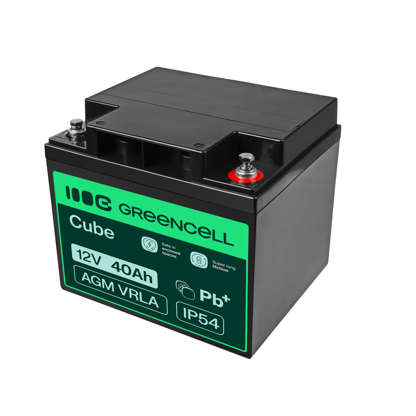 Greencell AGM Battery Lead Acid VRLA 12V 40Ah