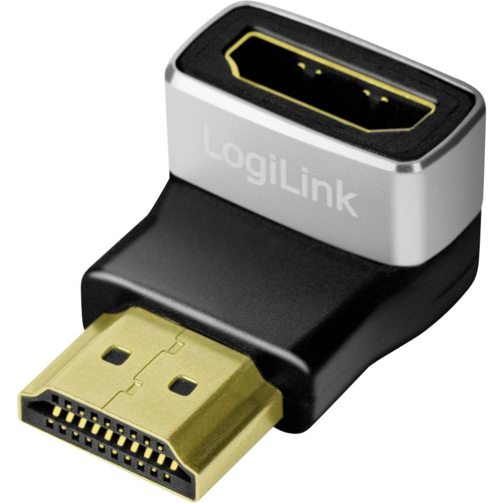 LogiLink AH0005A HDMI Adapter (1x HDMI Socket 1x HDMI Plug) Black-grey