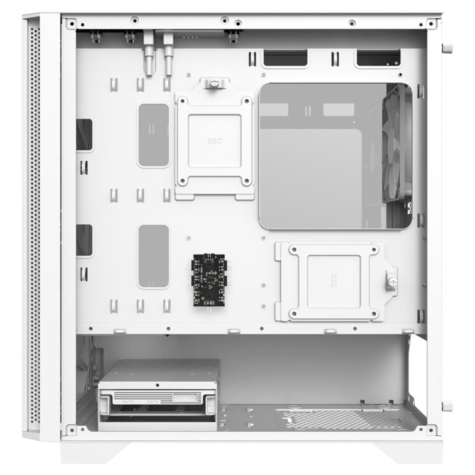 Montech AIR 100 ARGB Micro-ATX Tempered Glass White