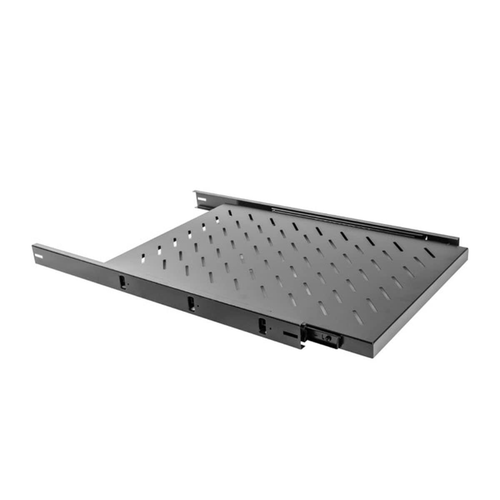 LANBERG AK-1011-B Lanberg Slide-out Rack 19 1000mm Racks 1U 465x750mm Load Capacity up to 15kg Black