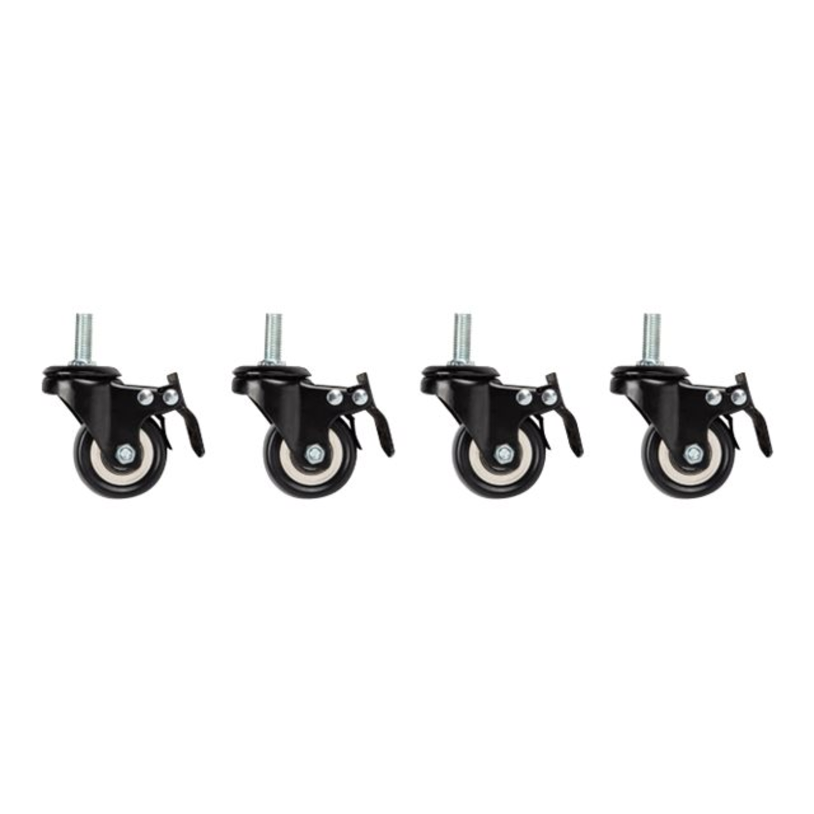 Lanberg AK-1601-B Swivel Castor Black 4 Pieces
