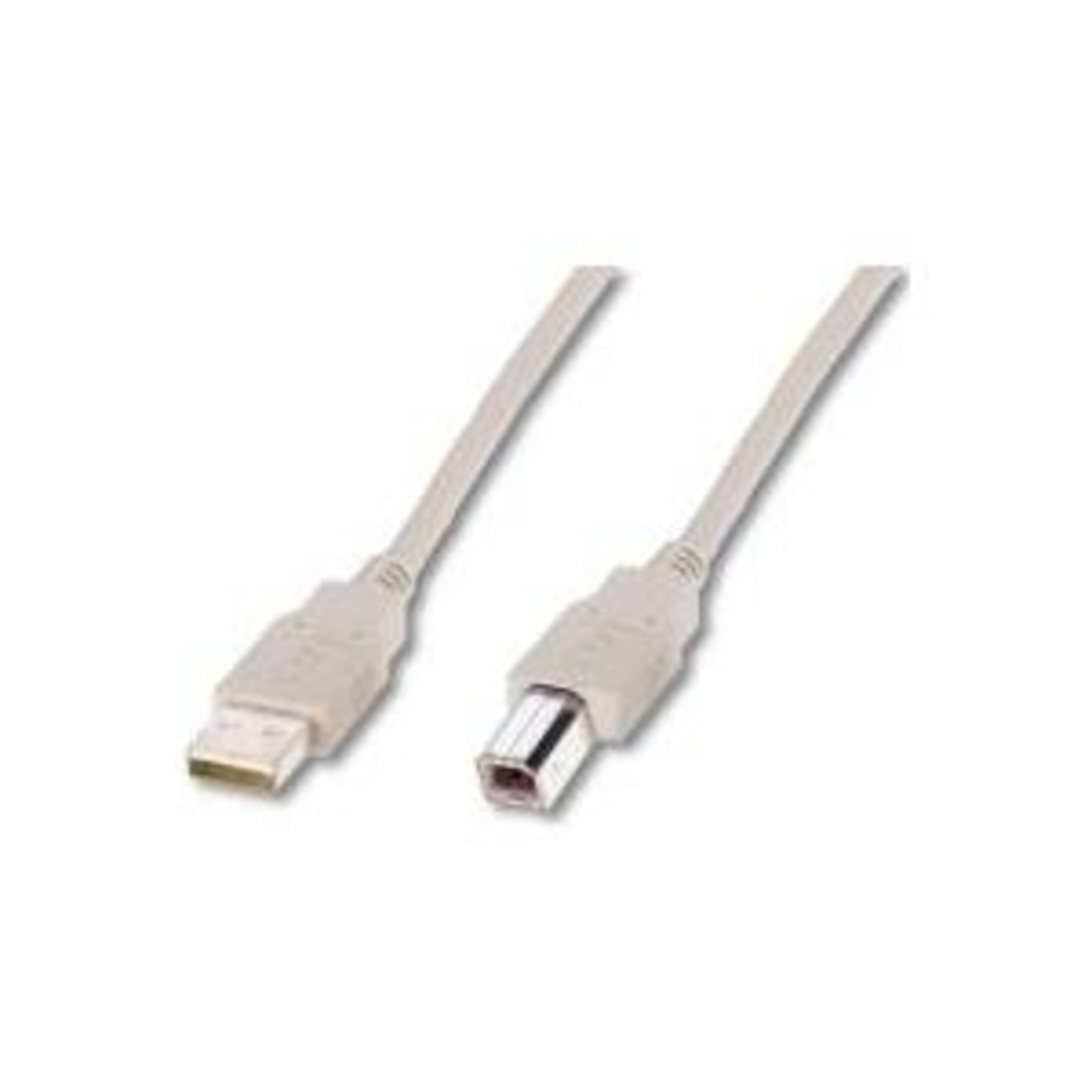 Digitus USB Cable USB 2.0 USB-A Plug USB-B Plug 1.80 M beige AK-300102-018-E