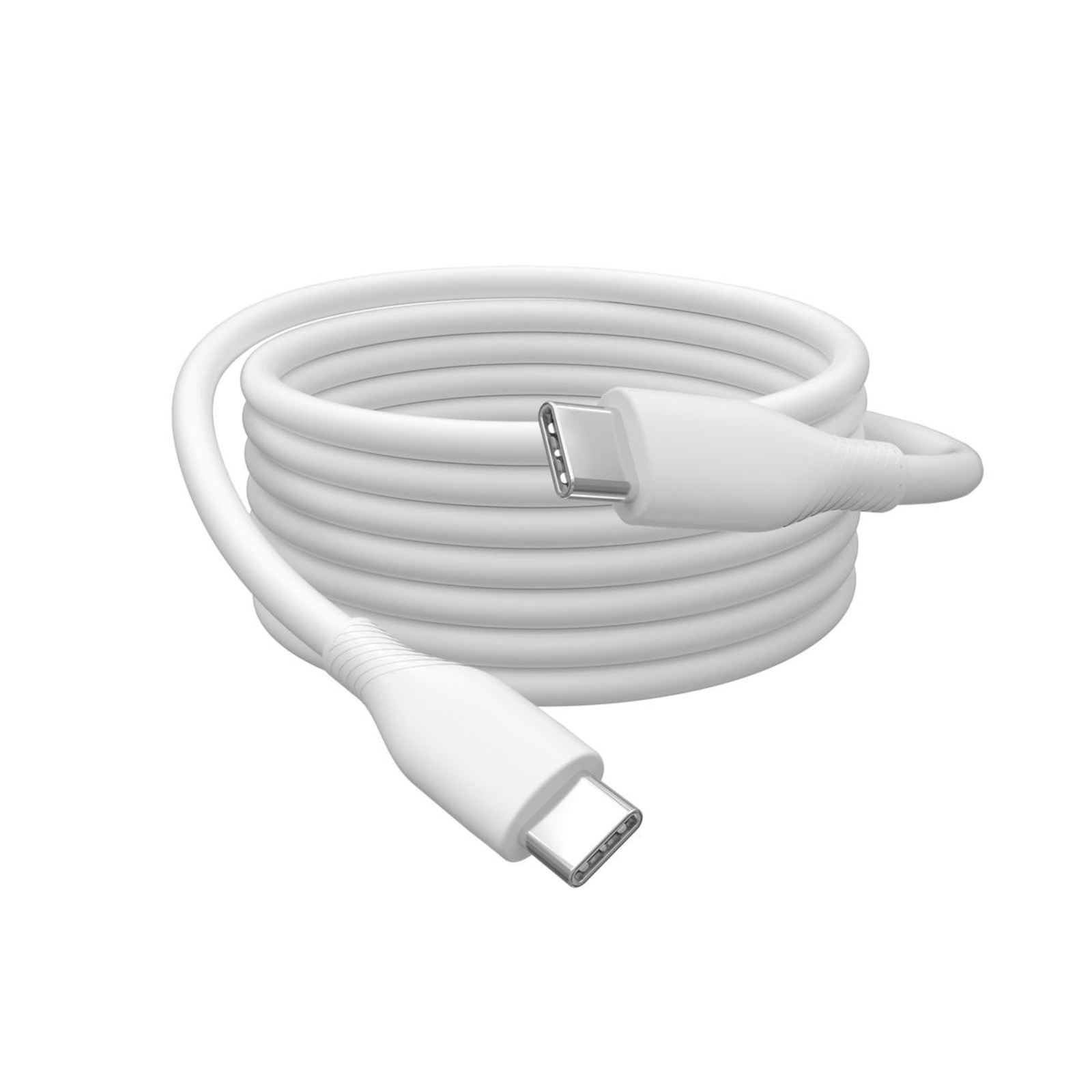 Digitus Silicone Charging Cable USB-C to USB-C 2m 60W White