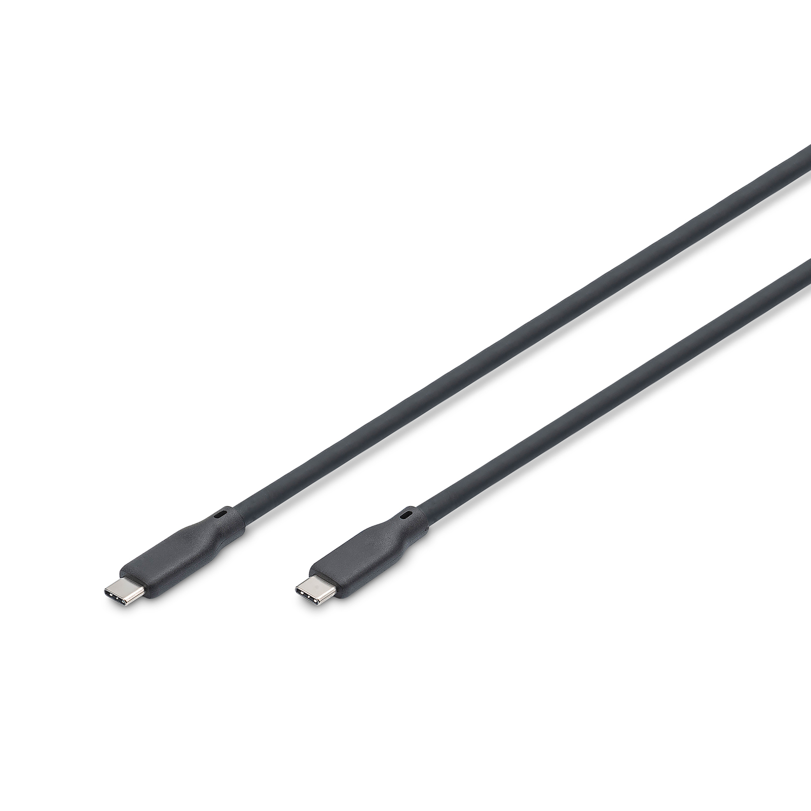 Digitus Silicone Charging And Connection Cable USB-C to USB-C 1m 10G 4K 100W Black