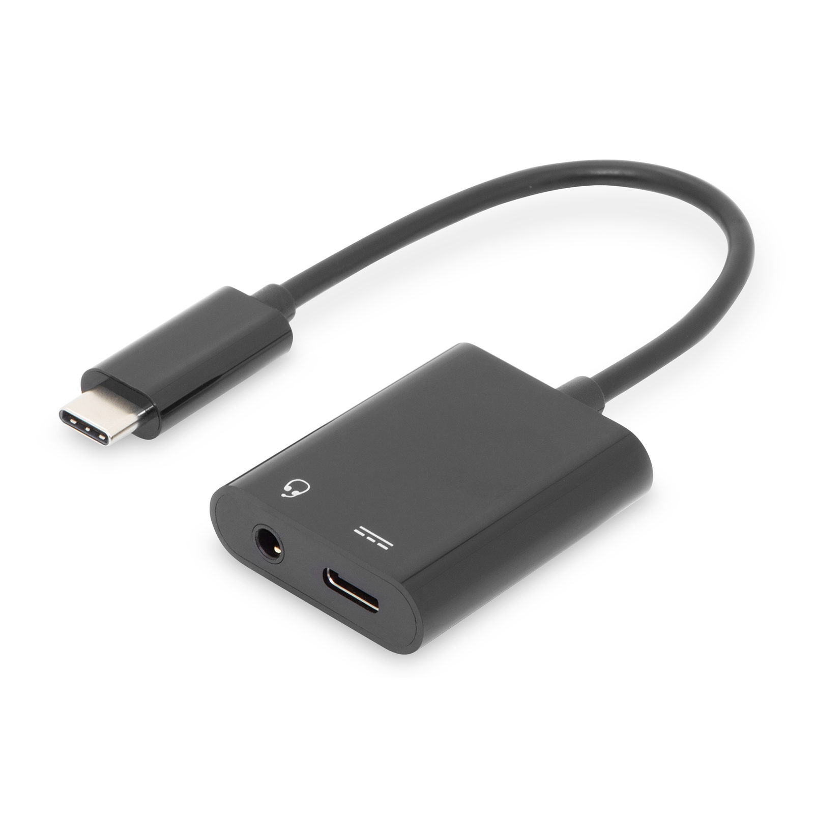 Digitus USB Type-C Adapter Converter Type-C to USB Type-C + 3.5mm Jack