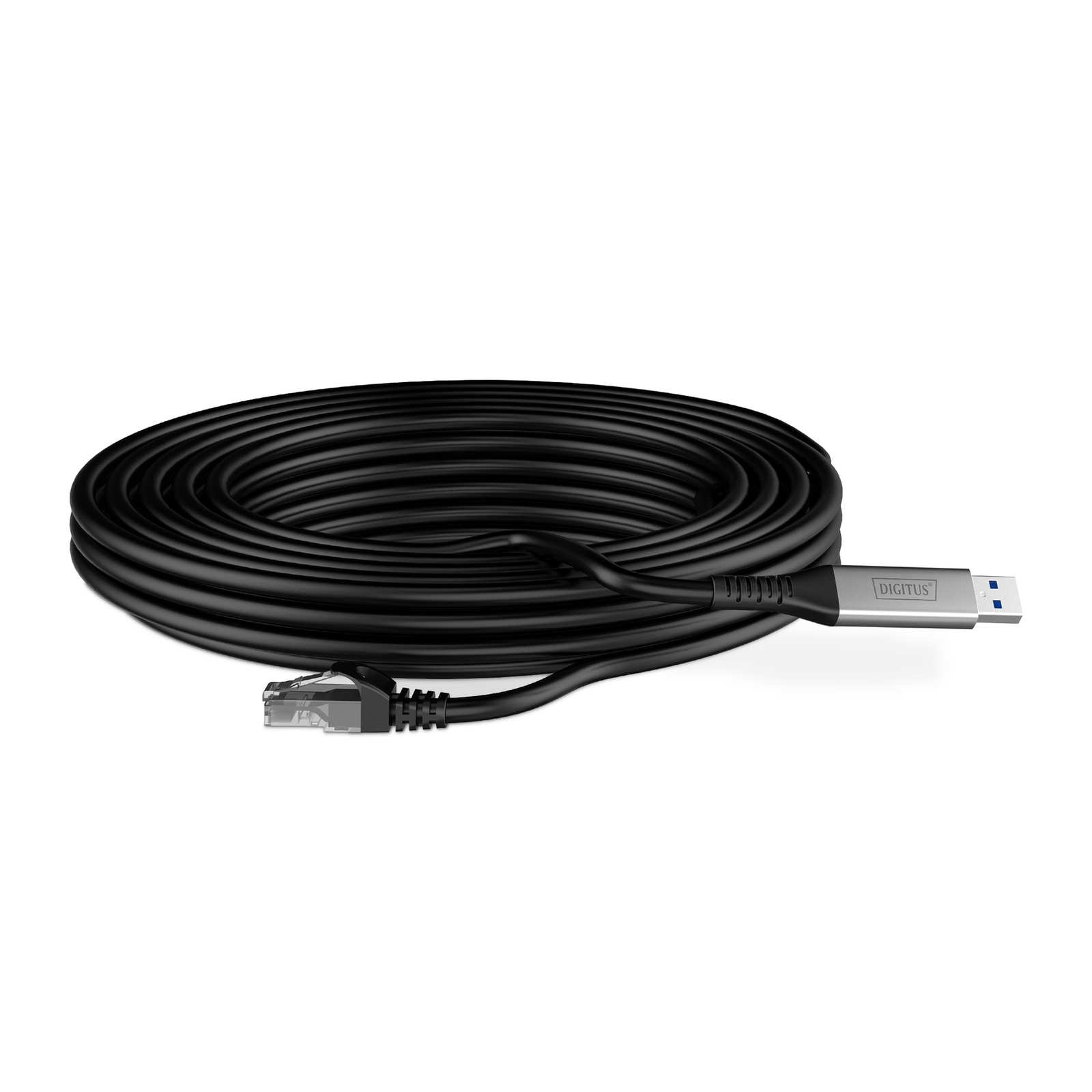 DIGITUS USB 3.2 Gen1 RJ45 Ethernet Cable 1Gbit/s 5m