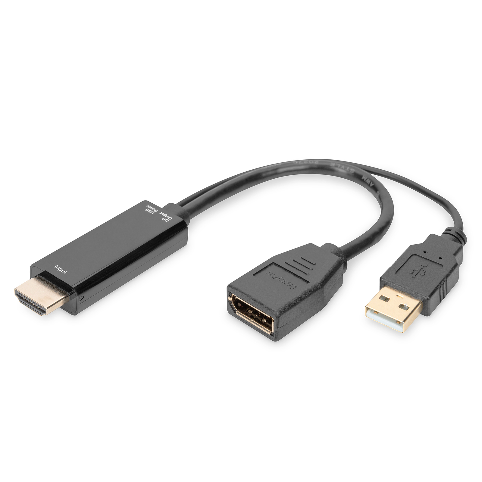 Digitus 4K HDMI Adapter HDMI to Display0.2m Black