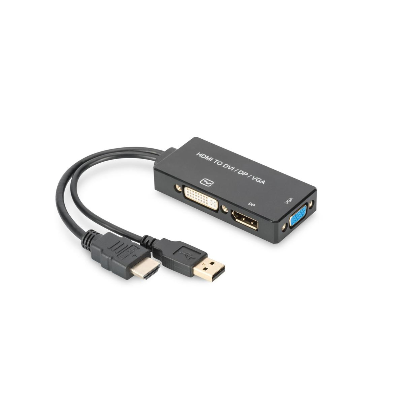 Digitus HDMI Converter Cable HDMI DP,DVI,VGA 0,2m Polybag