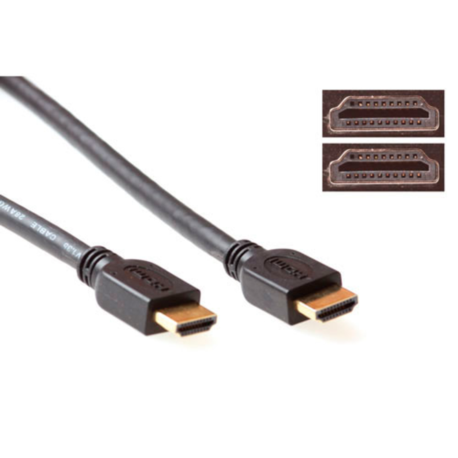 ACT HDMI High Speed Connection Cable HDMI-A Male HDMI-A Male Standard Quality