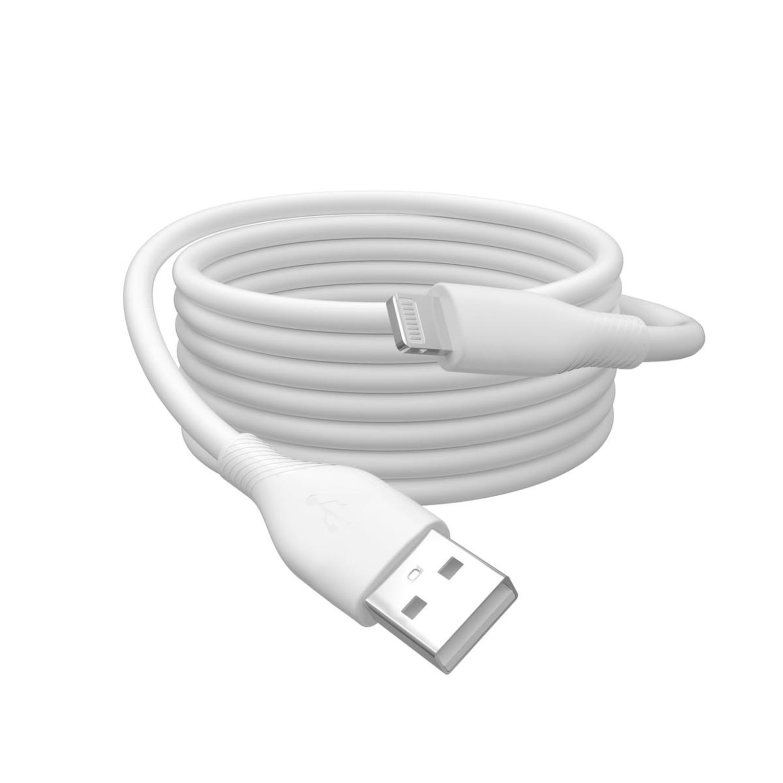 DIGITUS USB 2.0 Cable Type A-Lightning Silicone 1m MFI White