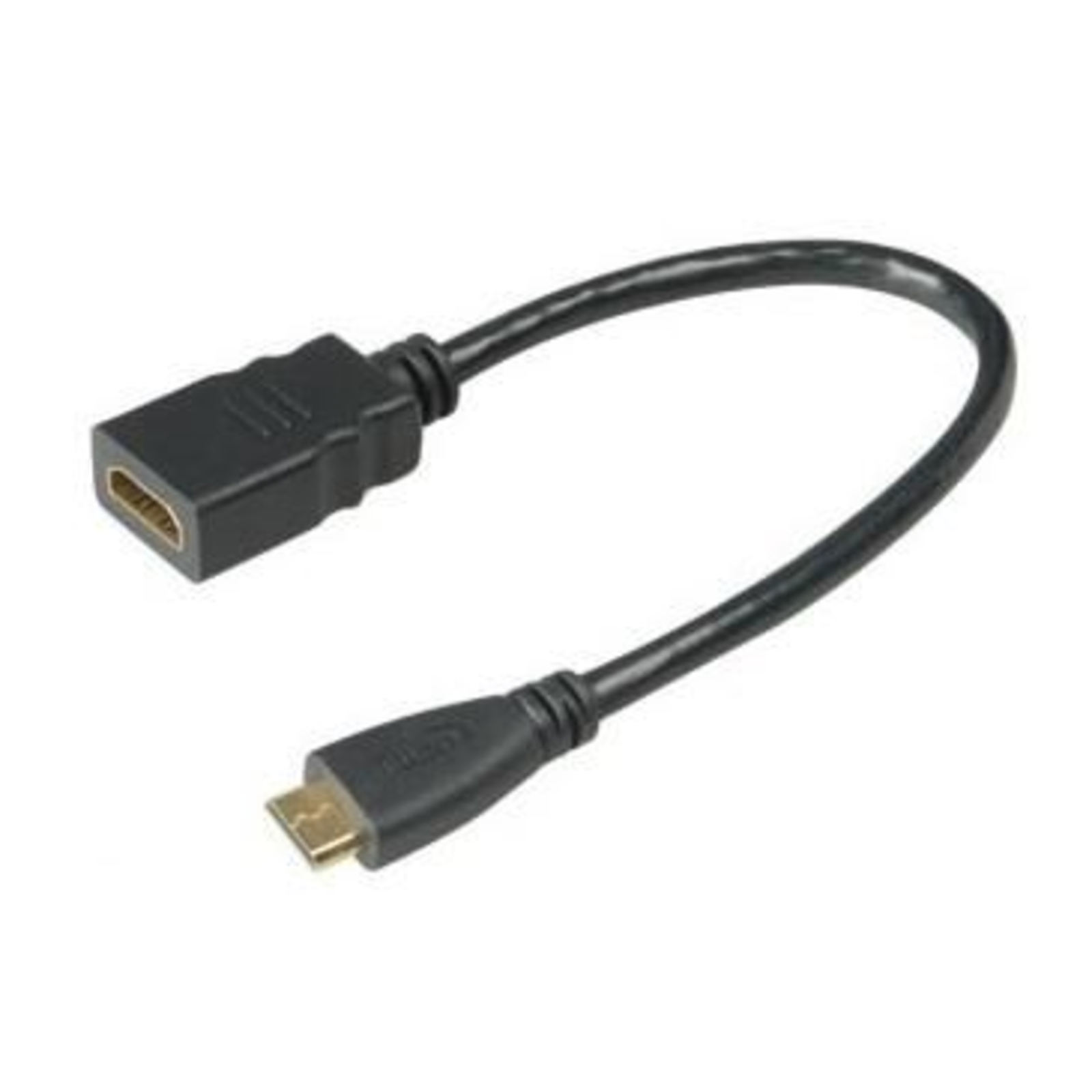 Akasa HDMI/Mini HDMI 0.25 M 0.25 M HDMI Type A (Standard) HDMI Type C (Mini) 10.2 Gbit/s Black