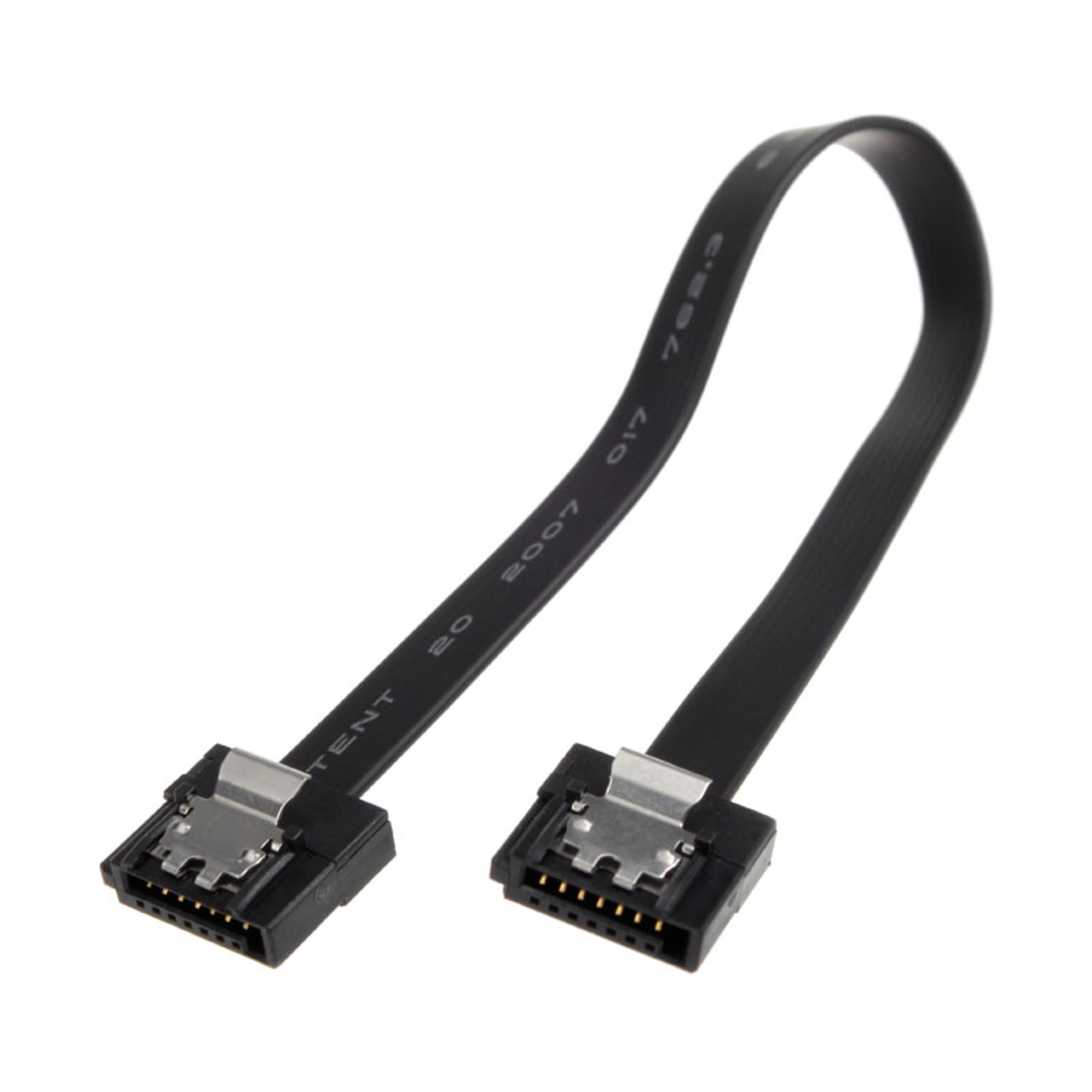 AKASA Proslim SATA 3 Cable 15cm Straight Black