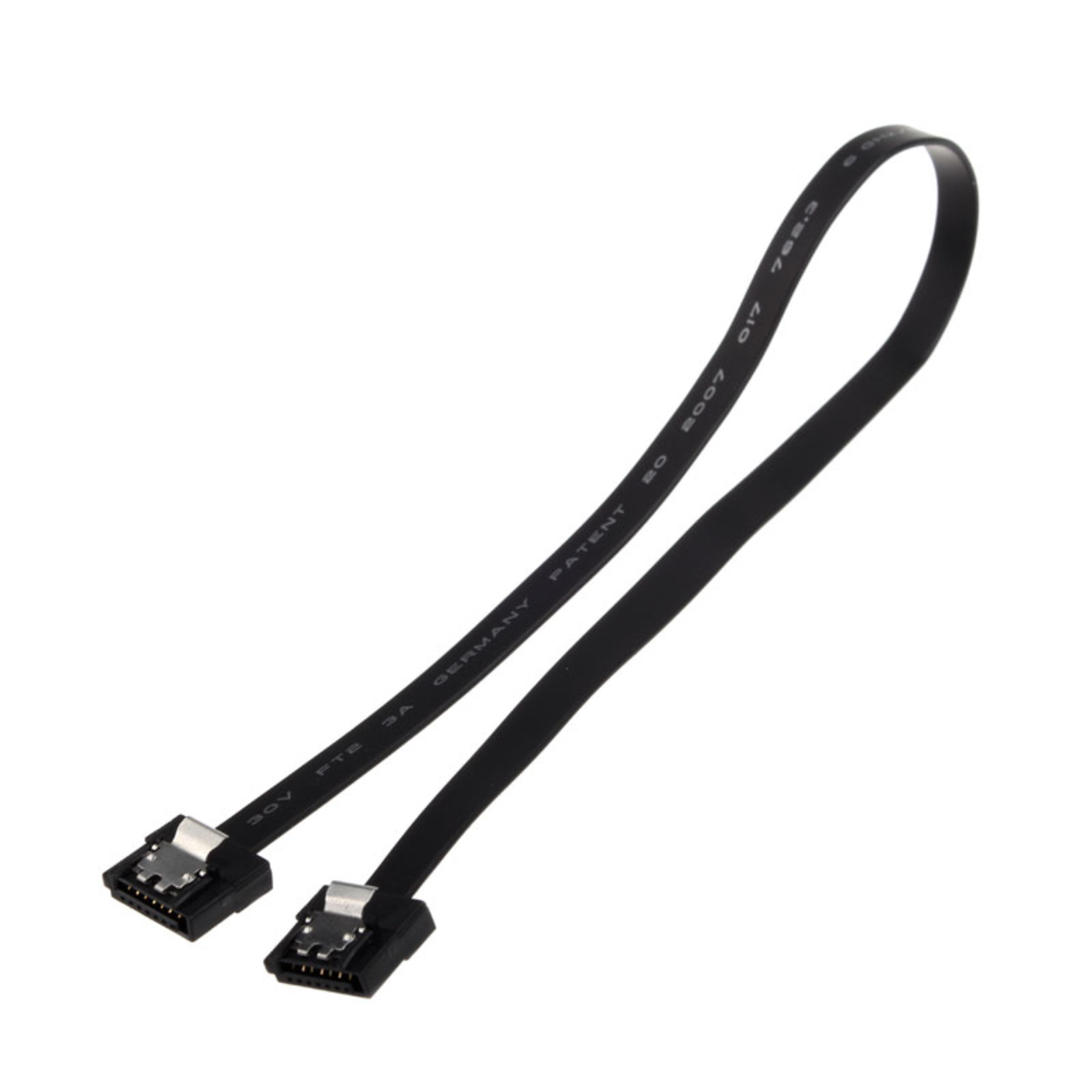 AKASA Proslim SATA 3 Cable 30cm Straight Black