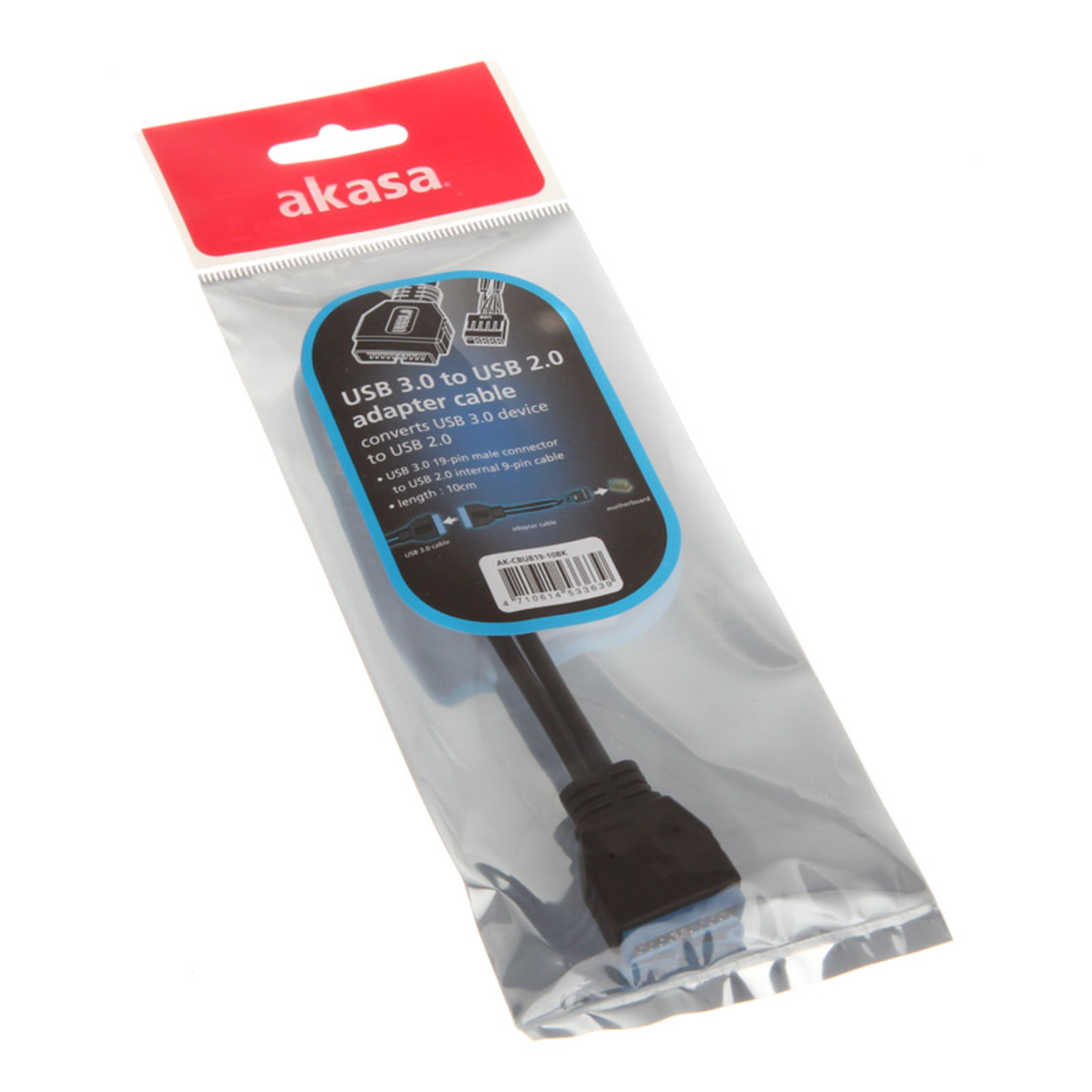 AKASA Adapter Internal USB 3.0 to Internal USB 2.0 15cm