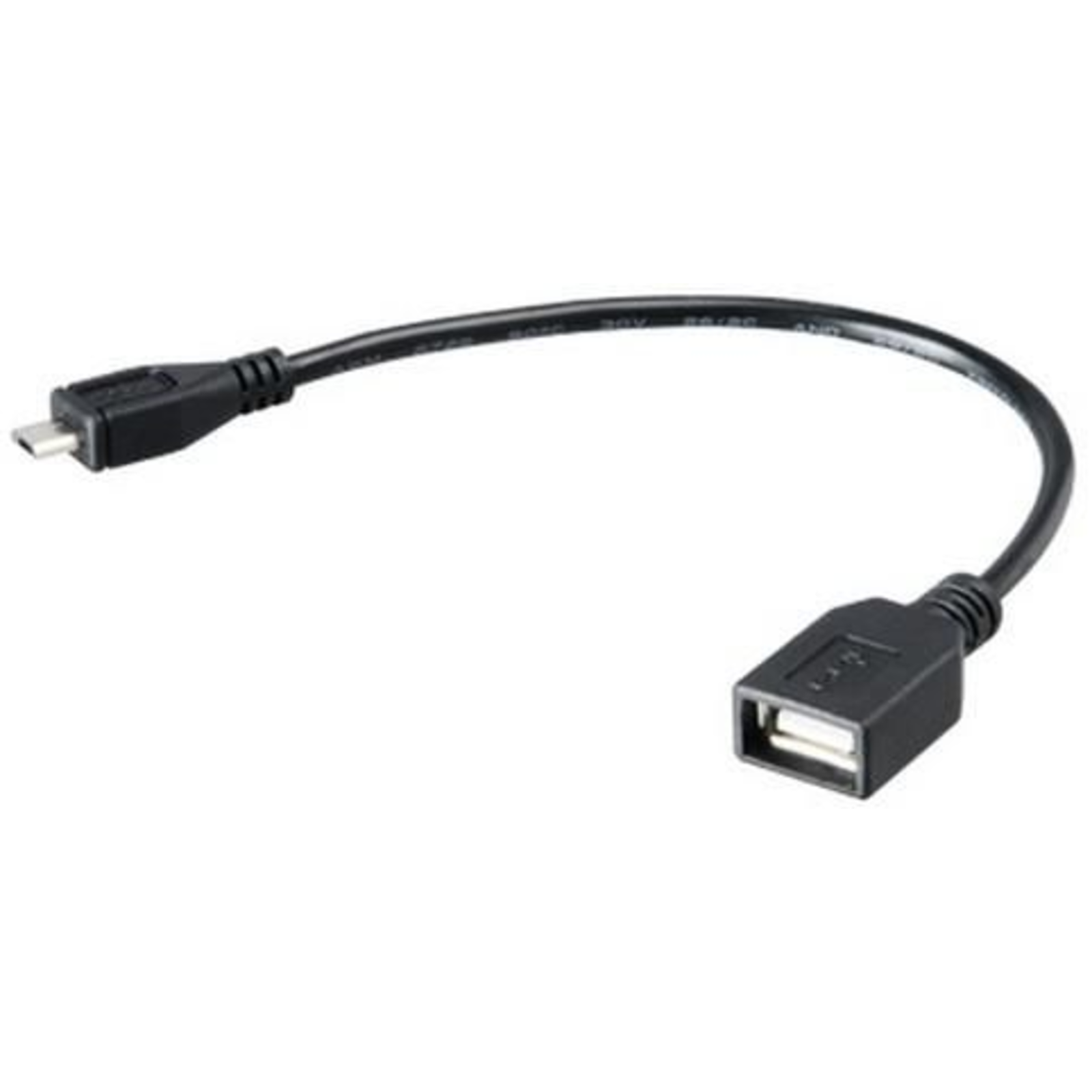 Akasa OTG Cable Micro USB A -MUSBAUSBAF Cable Digital/Data