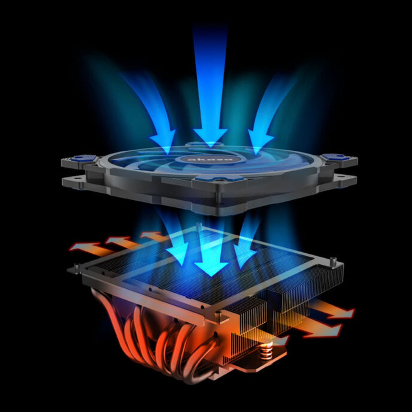 AKASA CPU Cooler Alucia H6LS M2