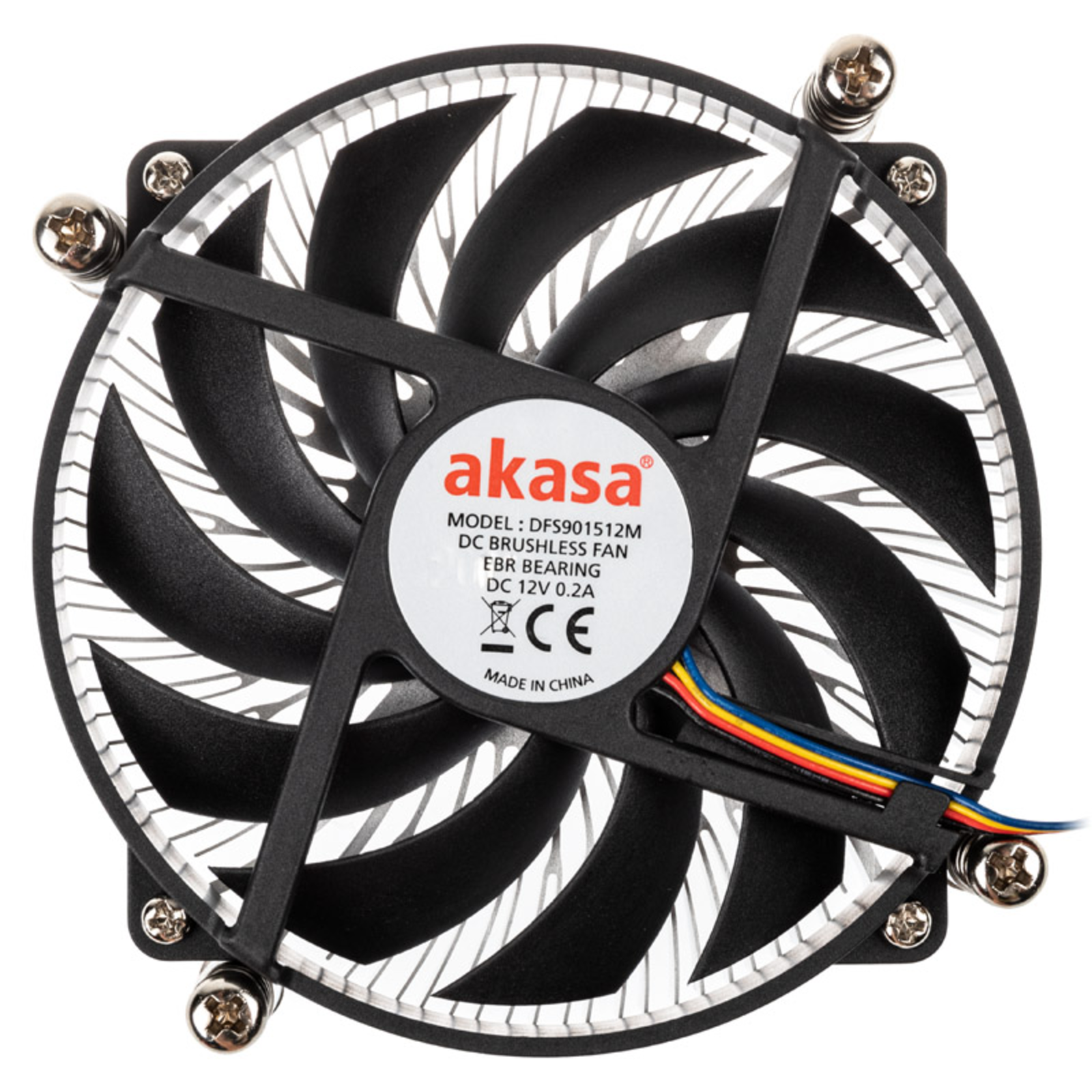 AKASA AK-CC6308EP01 Low Profile CPU Cooler 92mm