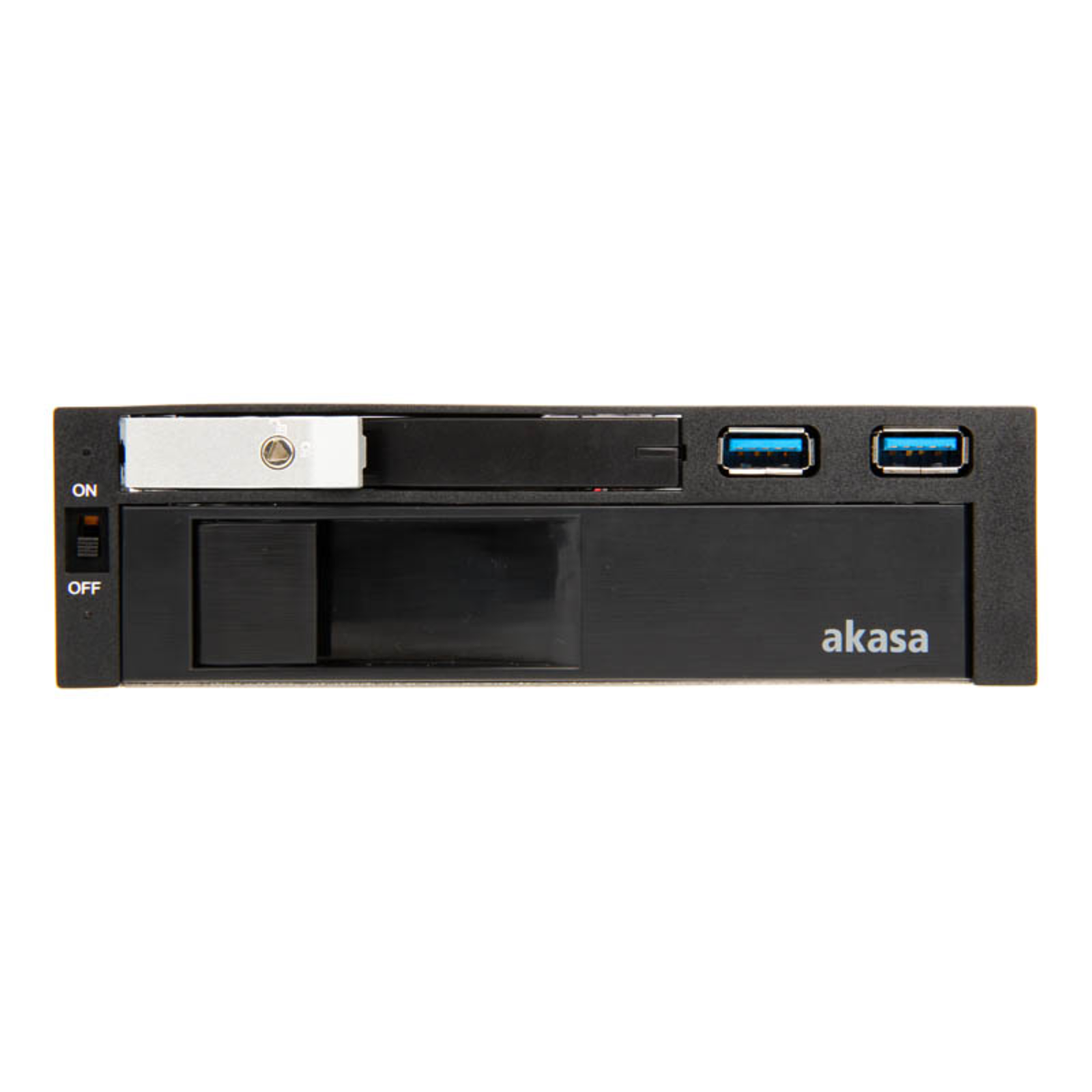 AKASA 5.25 Inch Drive Frame for 1x 3.5+1x 2.5 Inch Incl. 2x USB 3.0